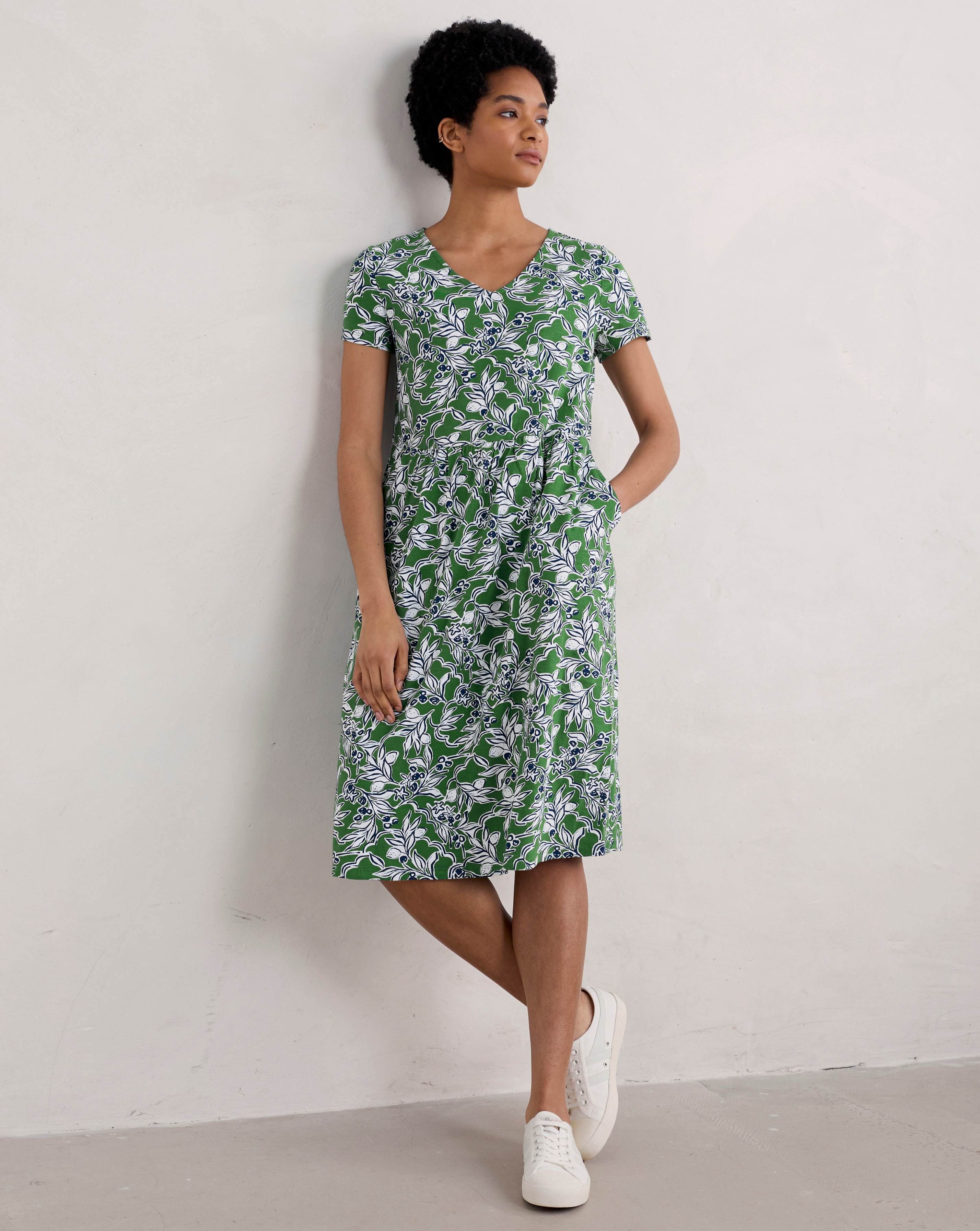 Seasalt Brush Drawstring Dress