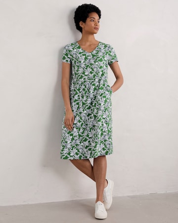 Seasalt Brush Drawstring Dress