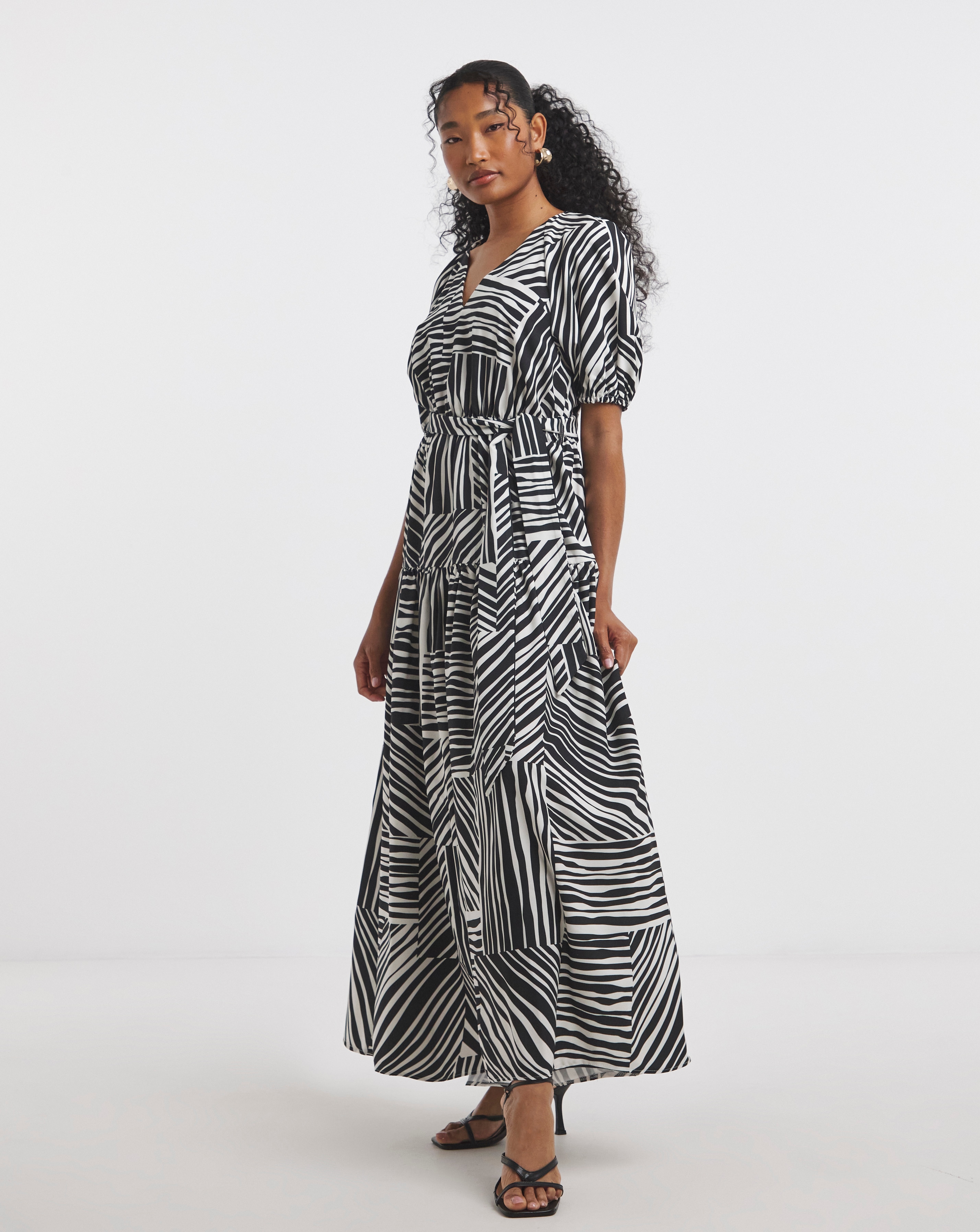 Flounce London Printed Maxi Dress