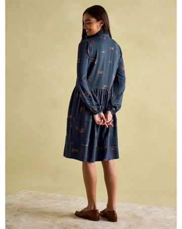 Joules Petunia Pheasant Mini Dress