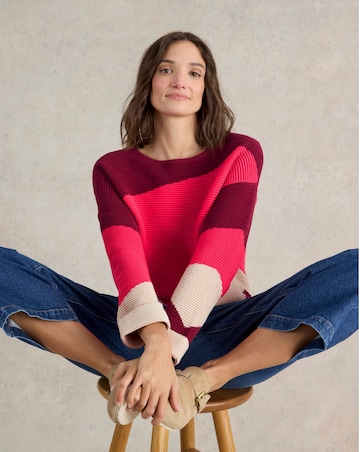 White Stuff Jana Abstract Jumper