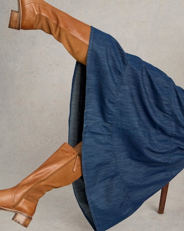 White Stuff Jenna Denim Tiered Skirt