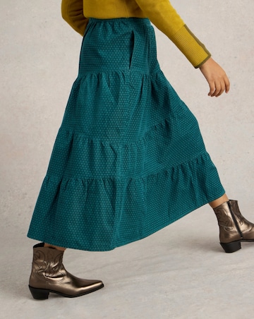 White Stuff Jenna Cord Tiered Skirt