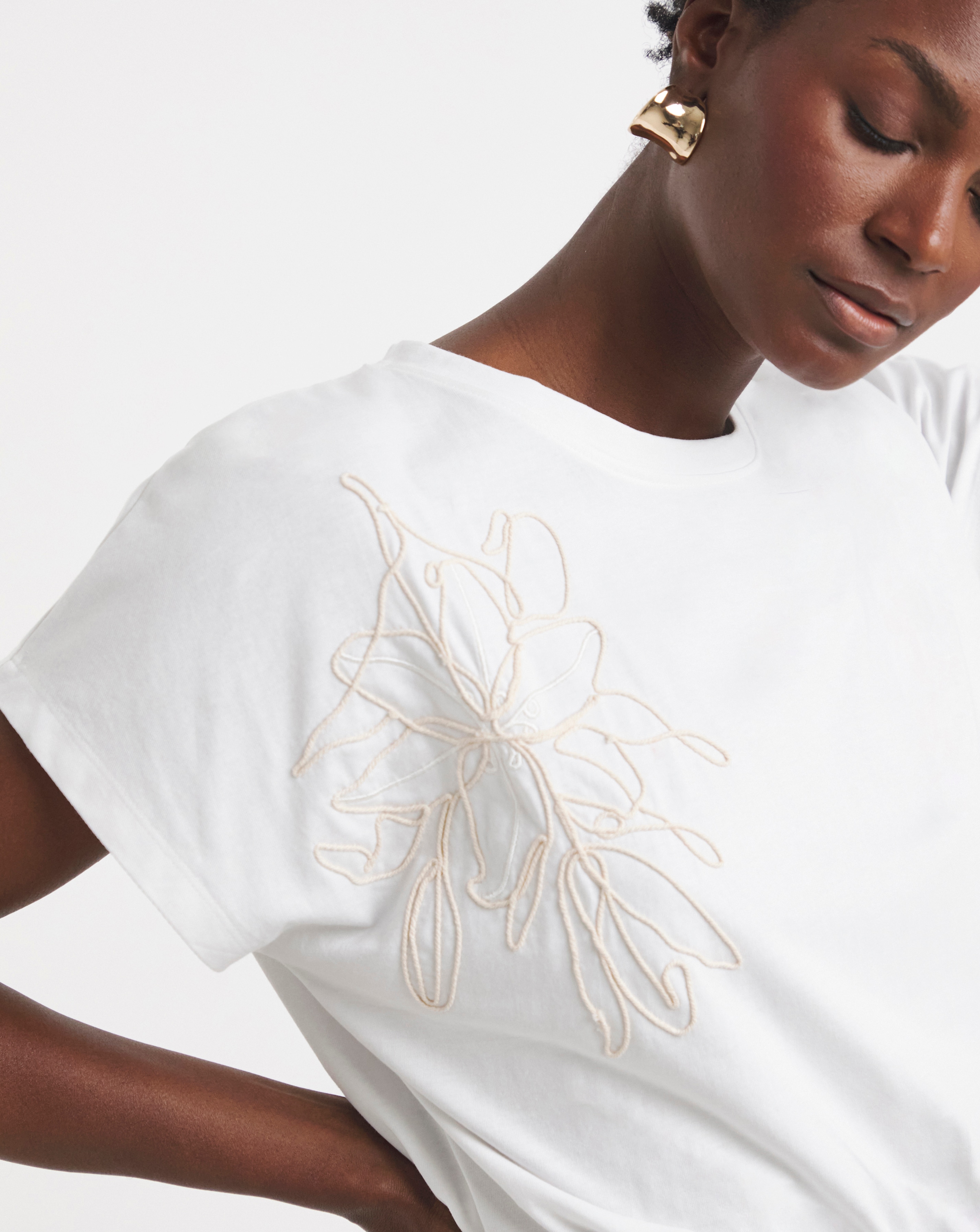 Cornelli Placement T-Shirt