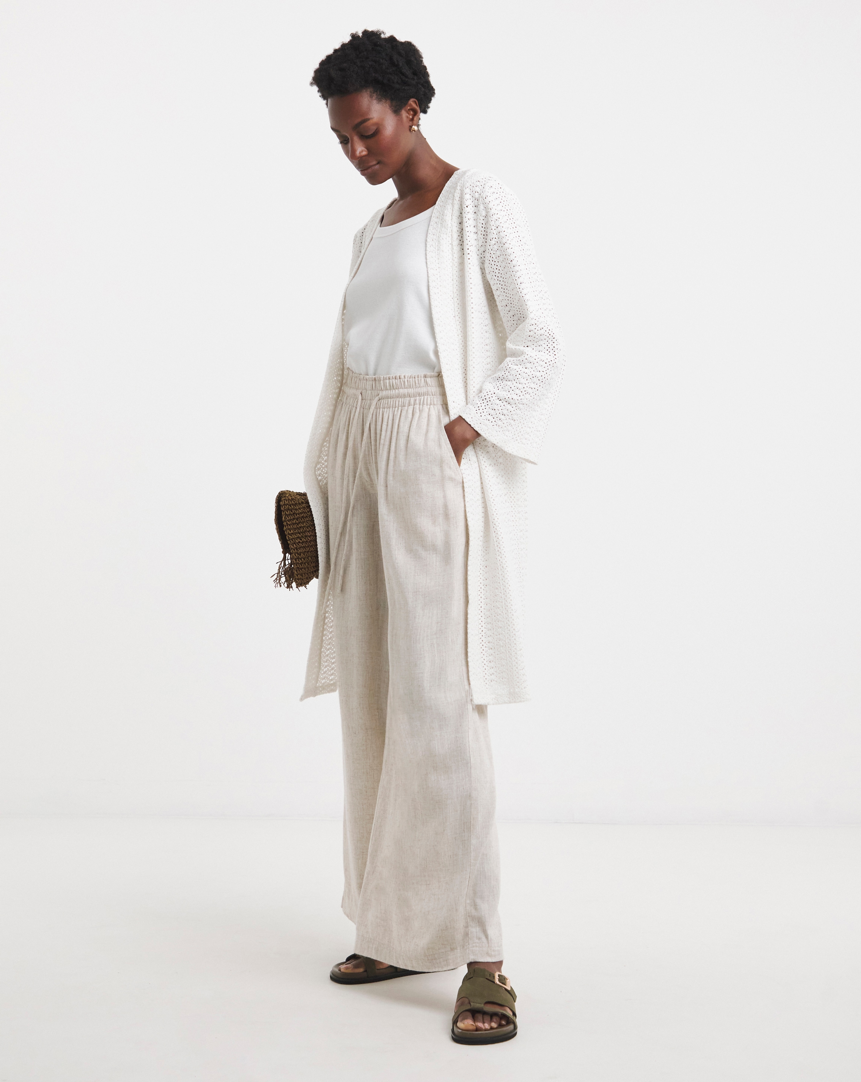 Crochet Longline Kimono