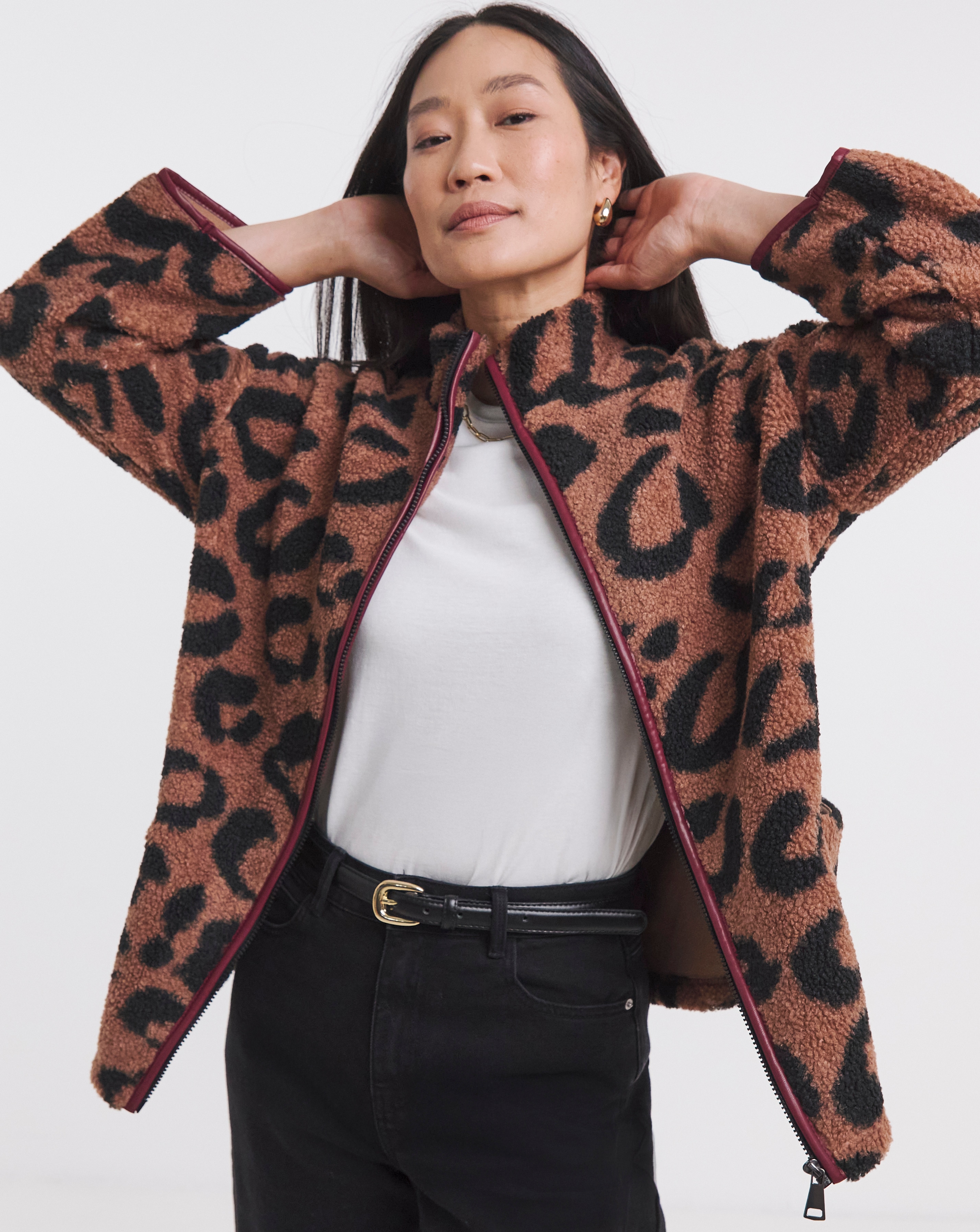 Borg Zip Through Jacket