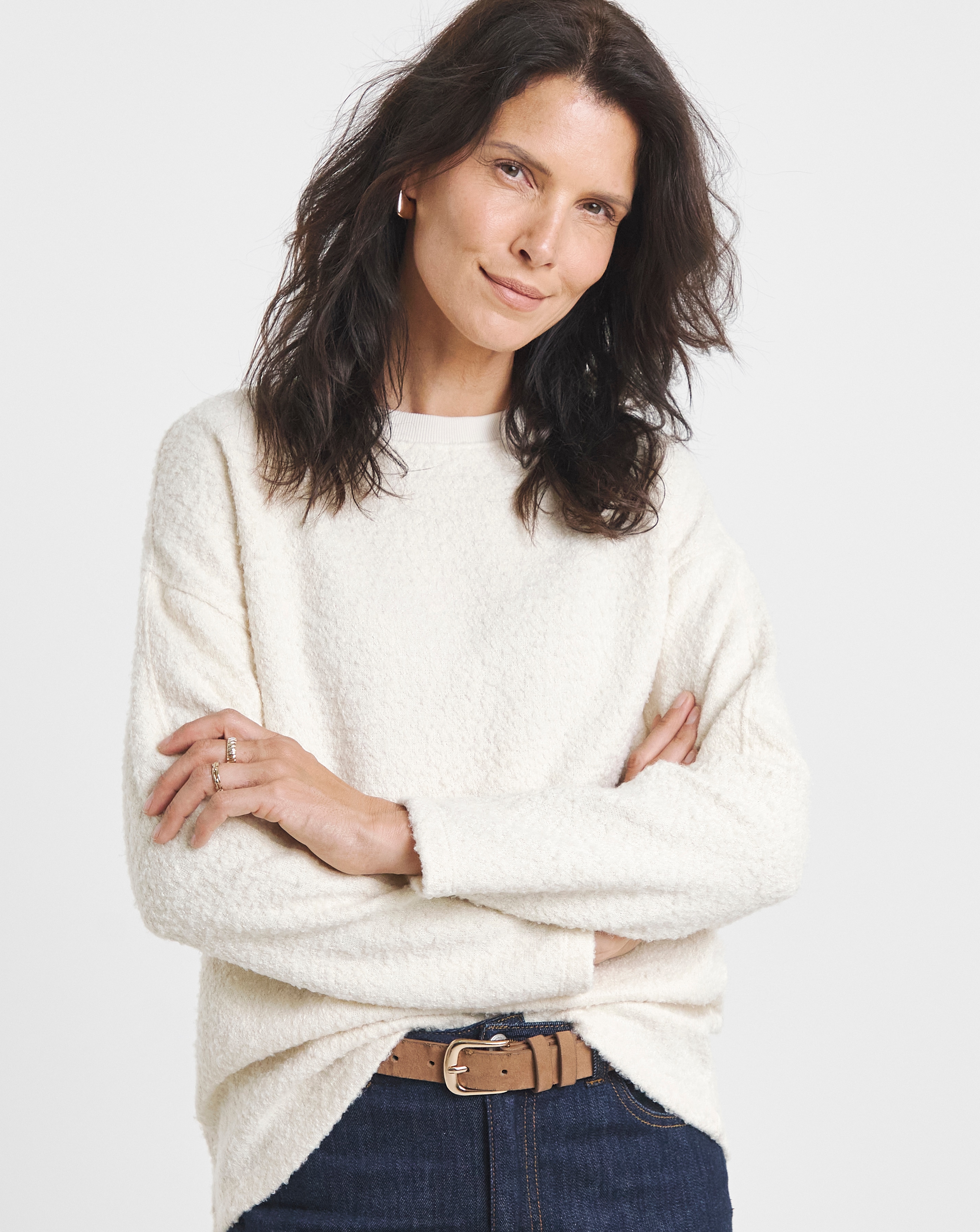 Boucle Supersoft Crew Neck Sweatshirt