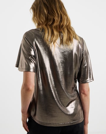 Foiled Angel Sleeve T-Shirt