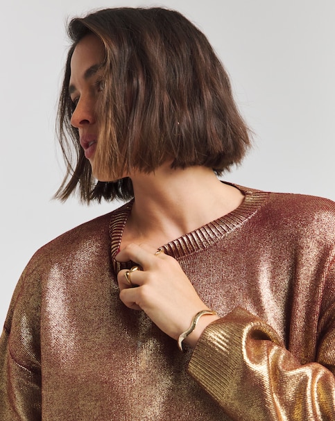 SBE X TW Gold Metallic Foil Jumper