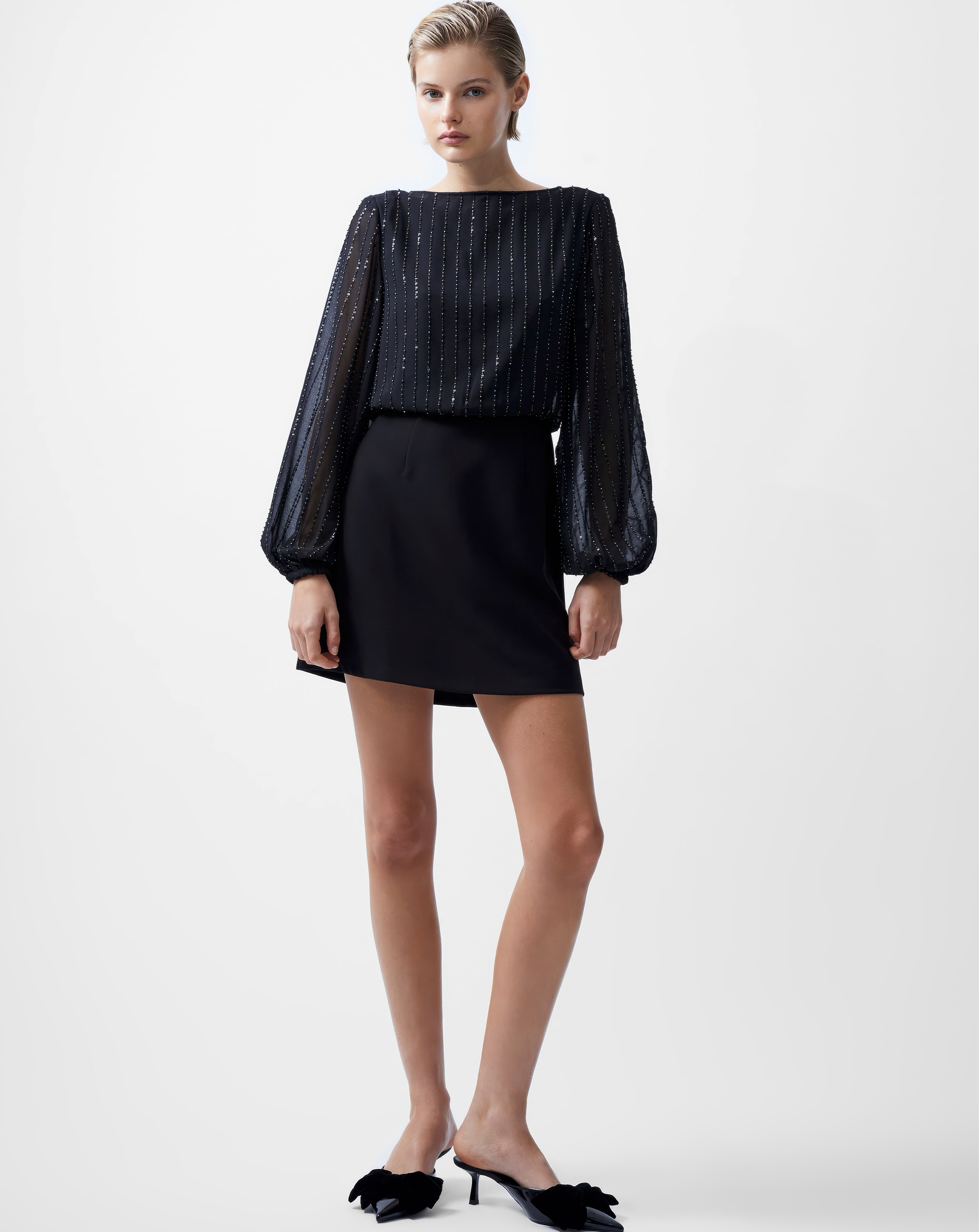 French Connection Long Sleeve Dress
