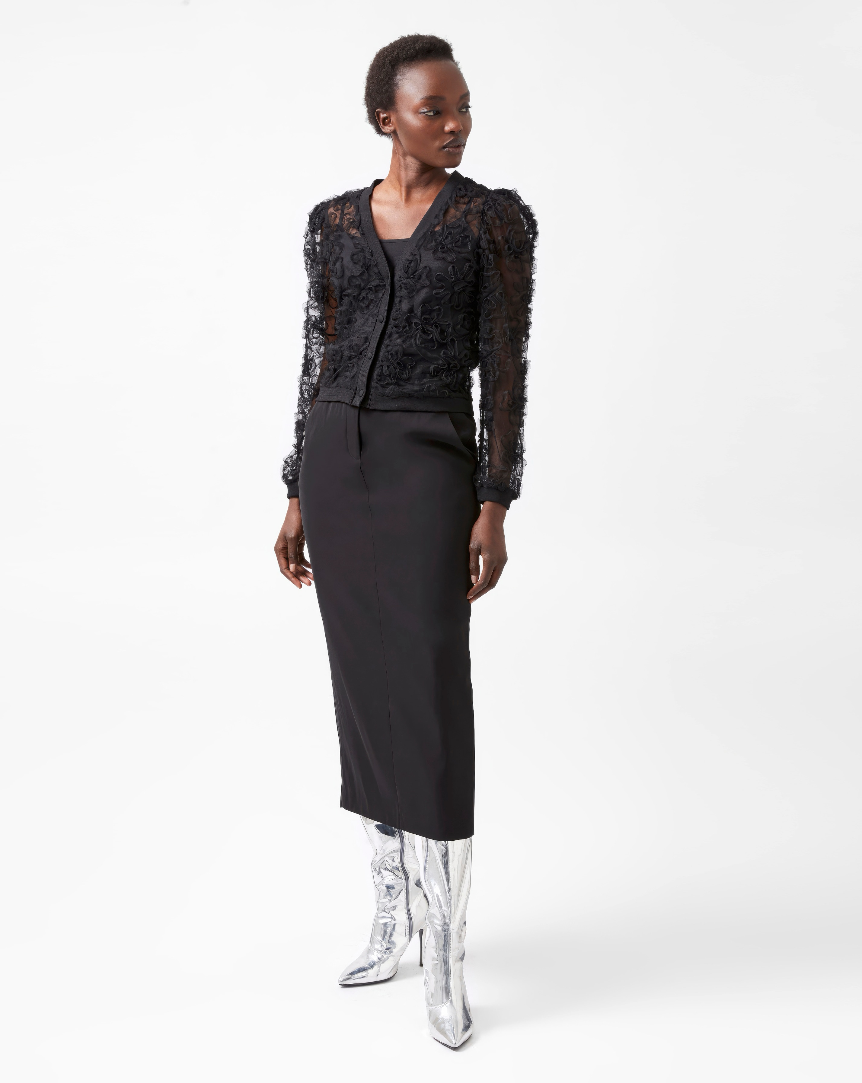 French Connection Sabina Mesh Shirt