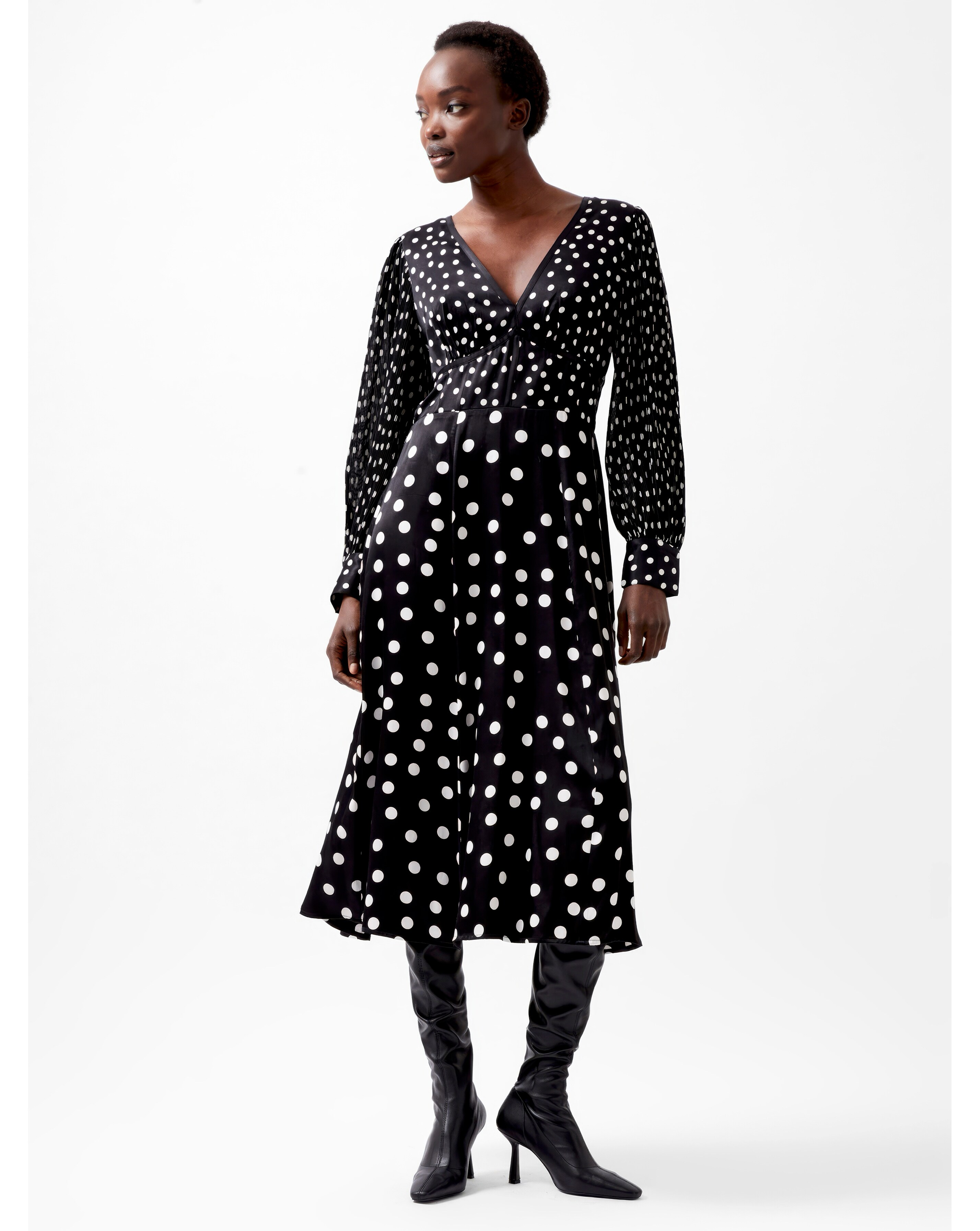 French Connection Polka Dot Dress