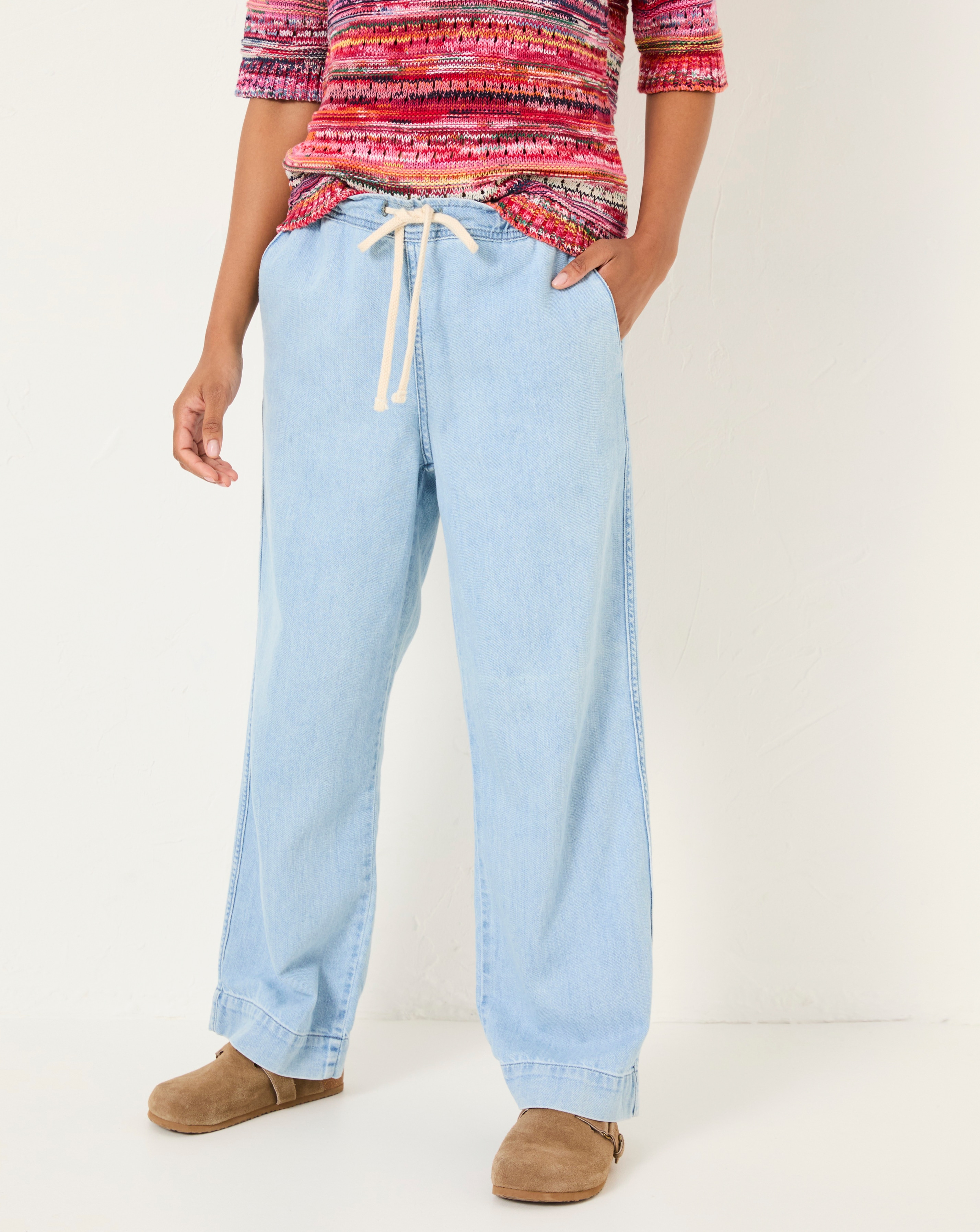 Fatface Denim Wide Leg