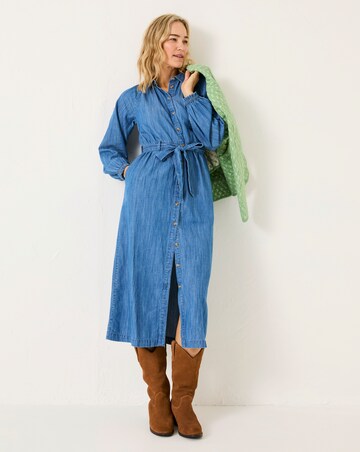 FatFace Abi Denim Midi Dress
