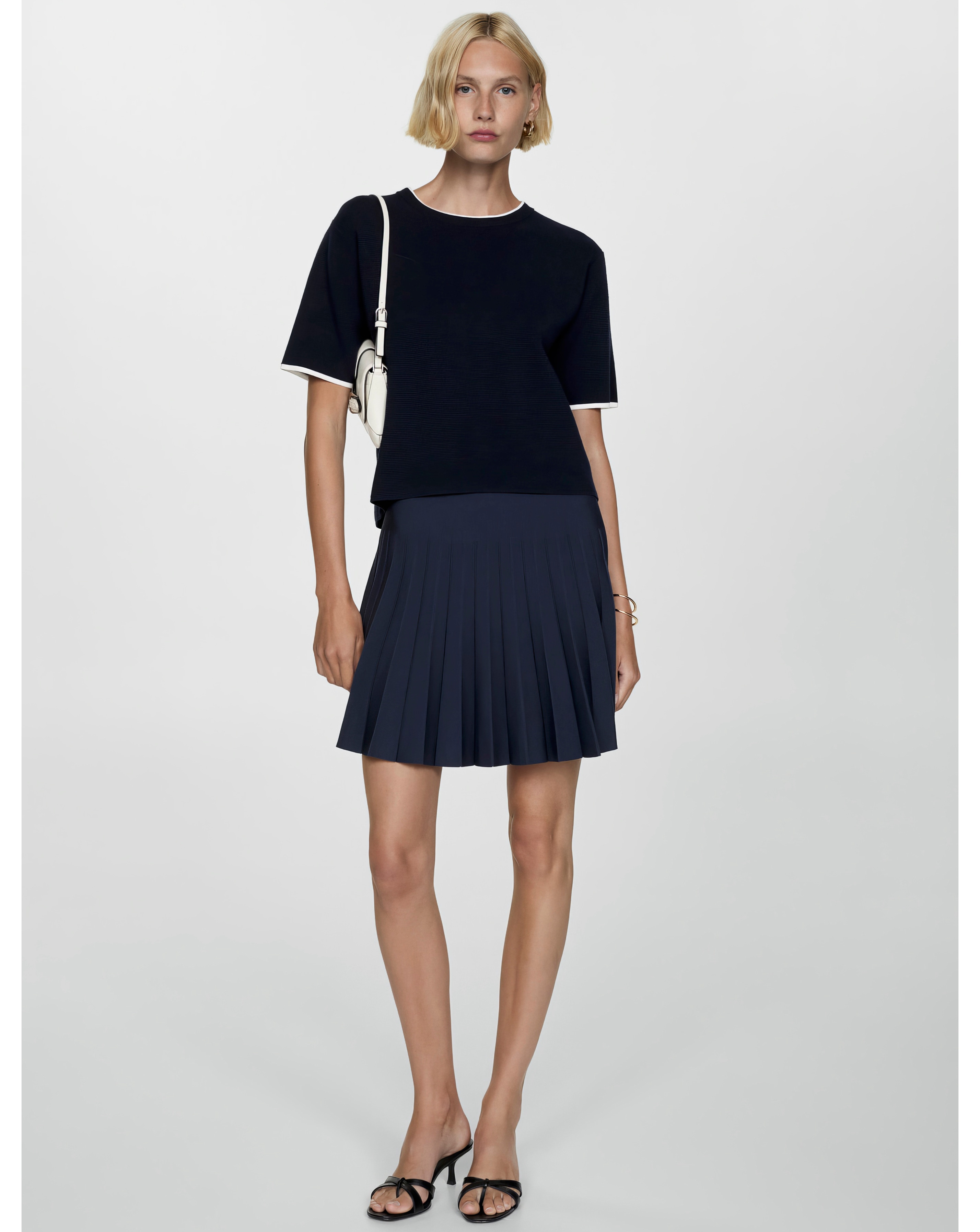 Mango Short Sleeved Sweater