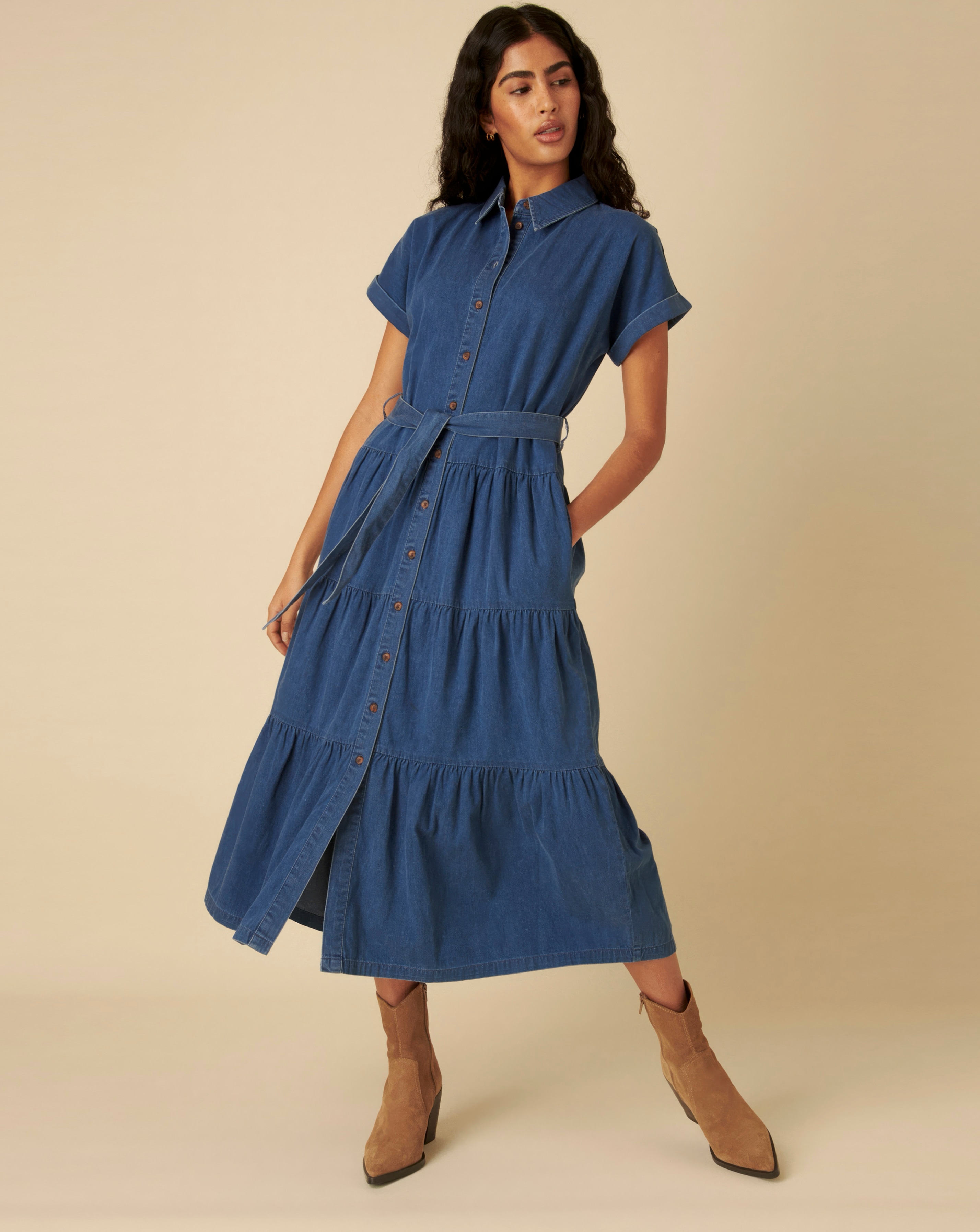 Nobody's Child Denim Ester Dress