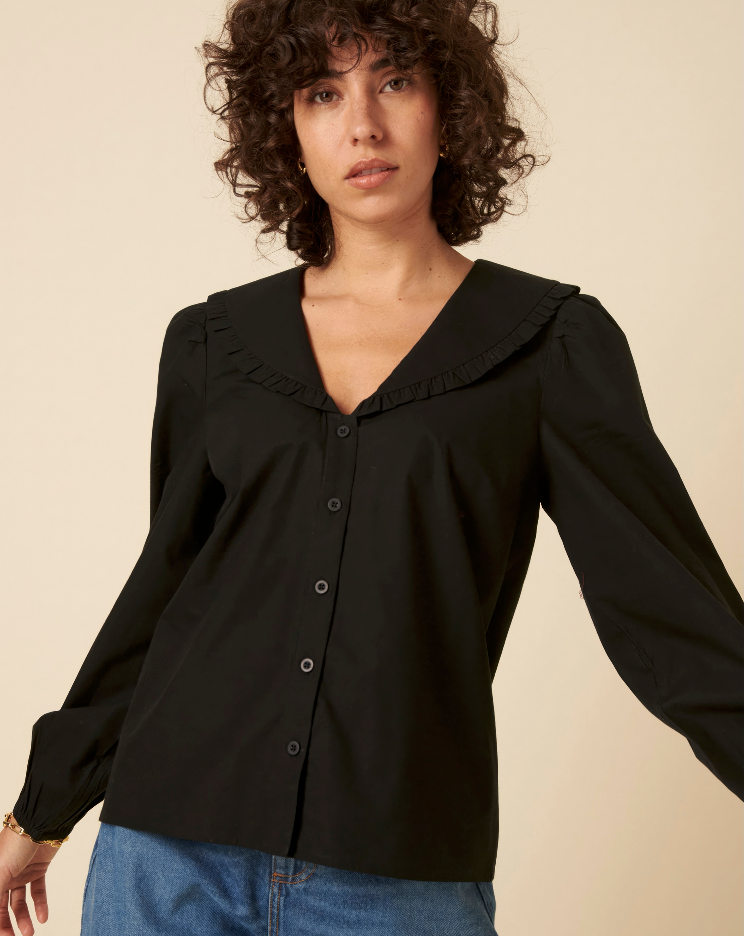 Nobody's Child Long Sleeve Blouse