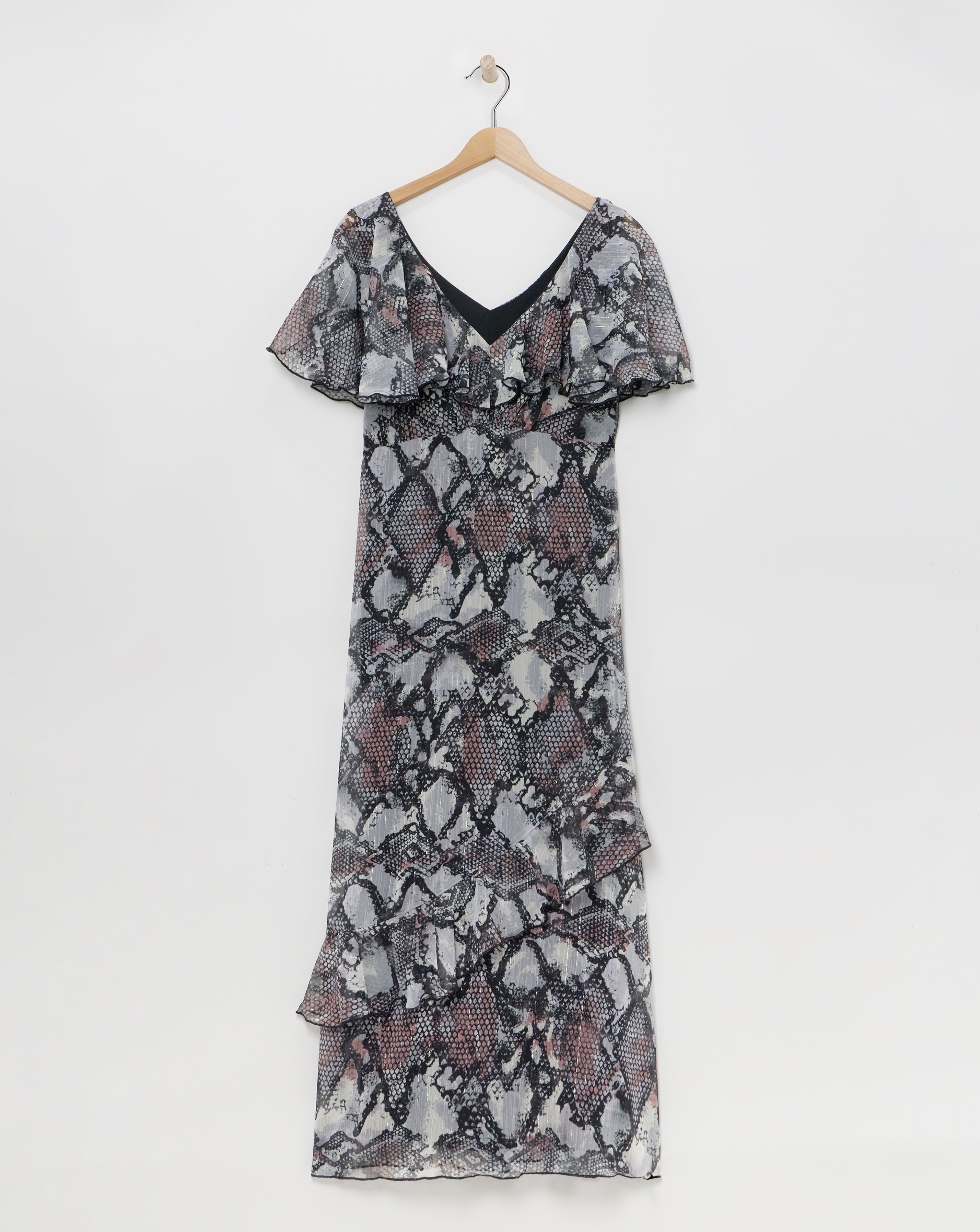 Flounce London Printed Maxi Dress