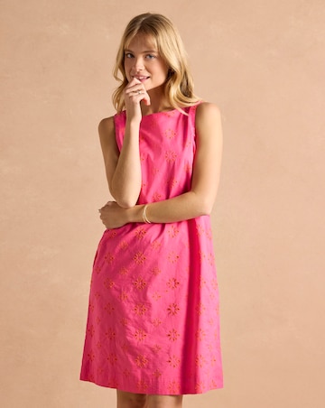 Joules Delphine Broderie Shift Dress