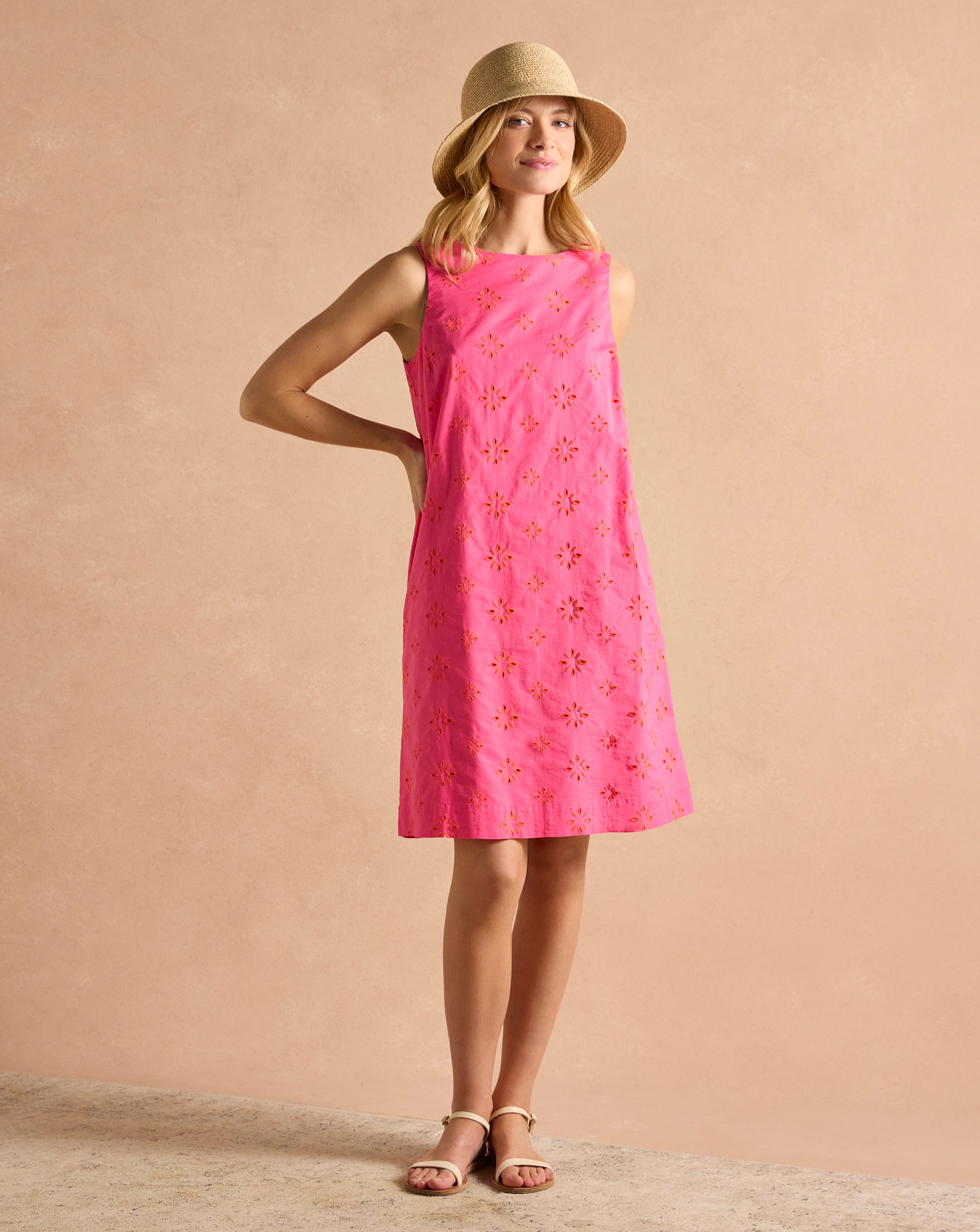 Joules Delphine Broderie Shift Dress