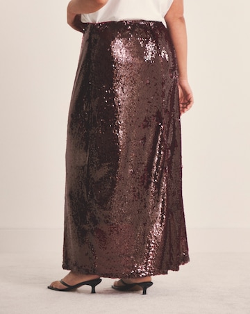 Sequin Midaxi Skirt