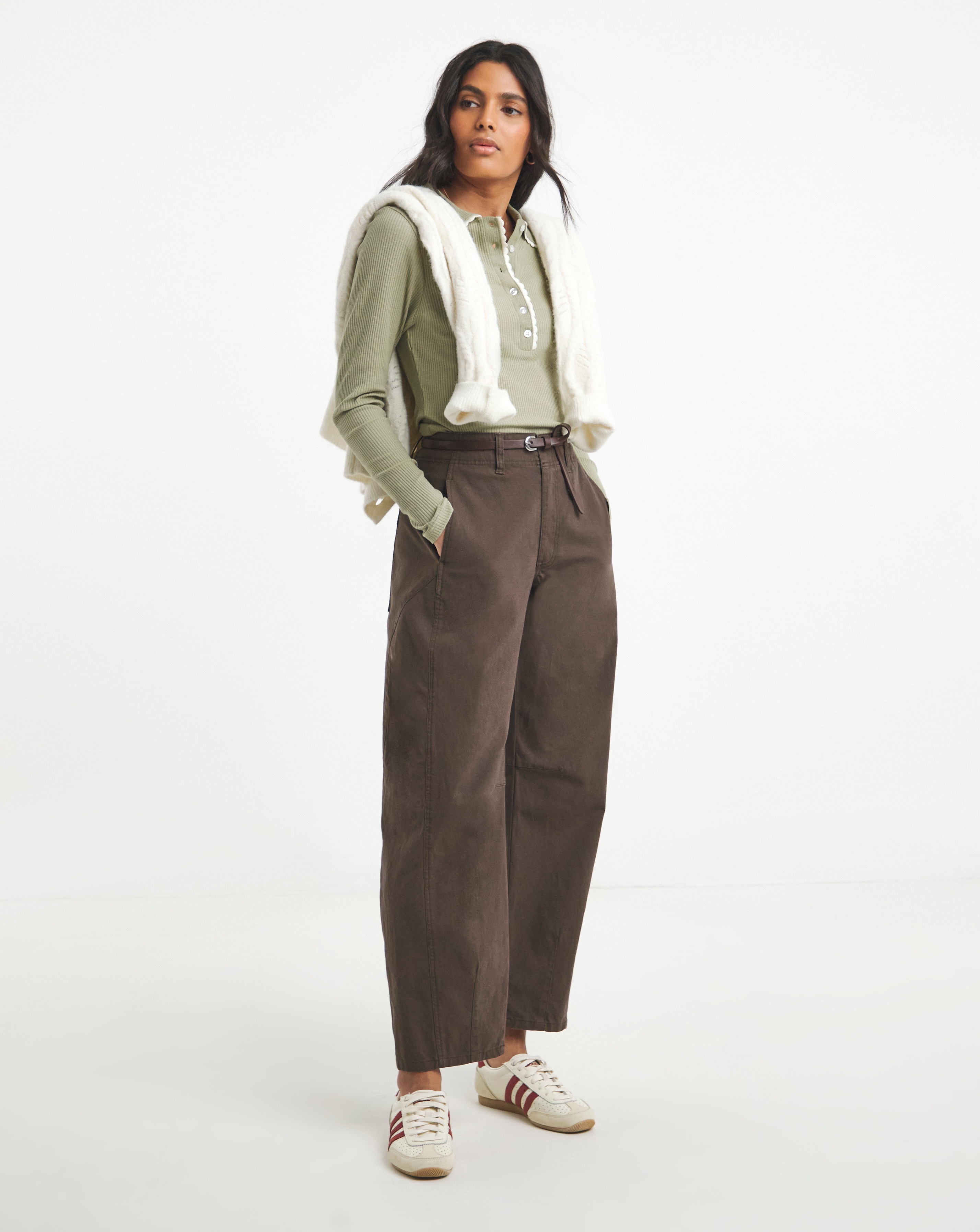 Chocolate Barrel Leg Trouser
