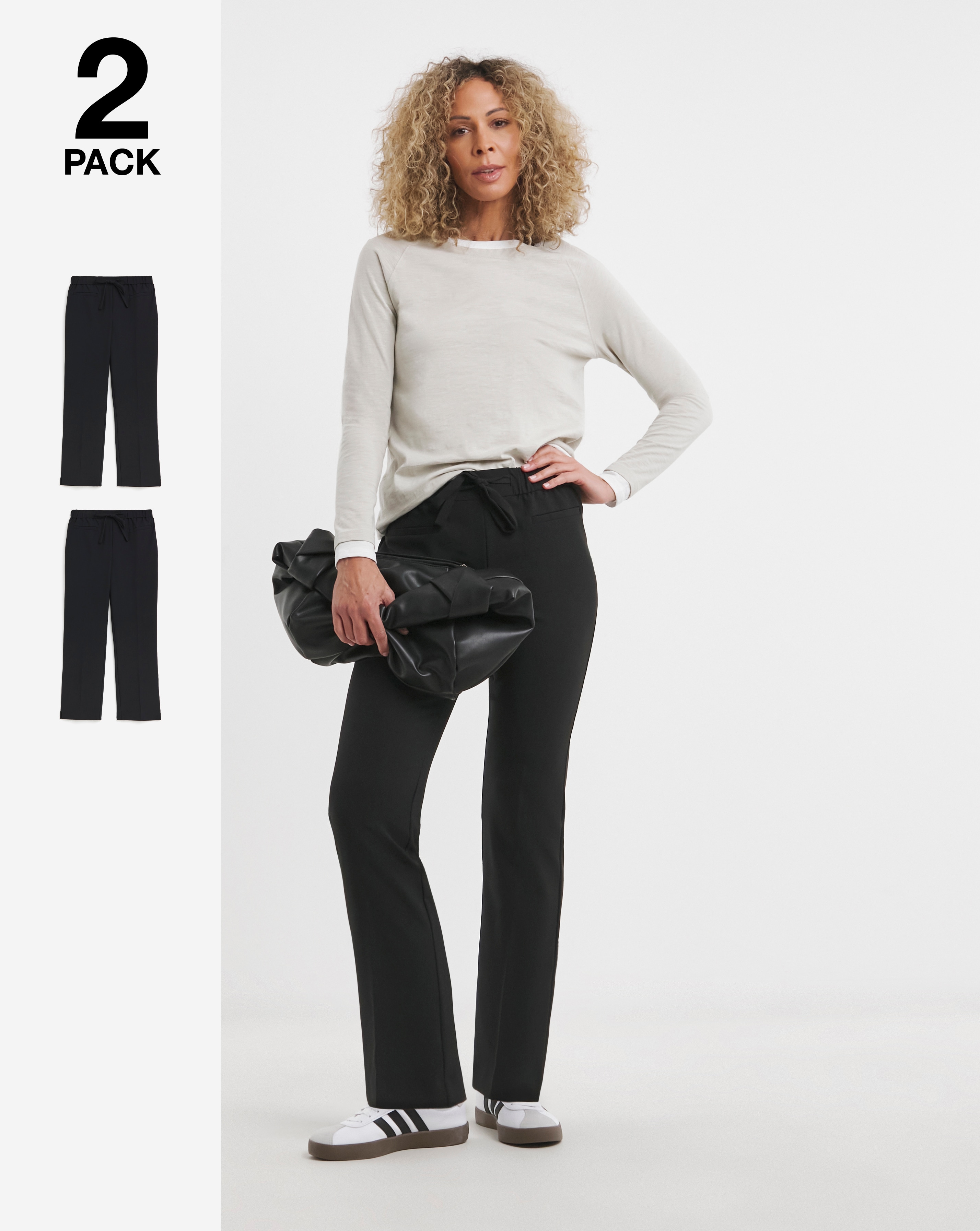 Tailored Straight Leg Trousers