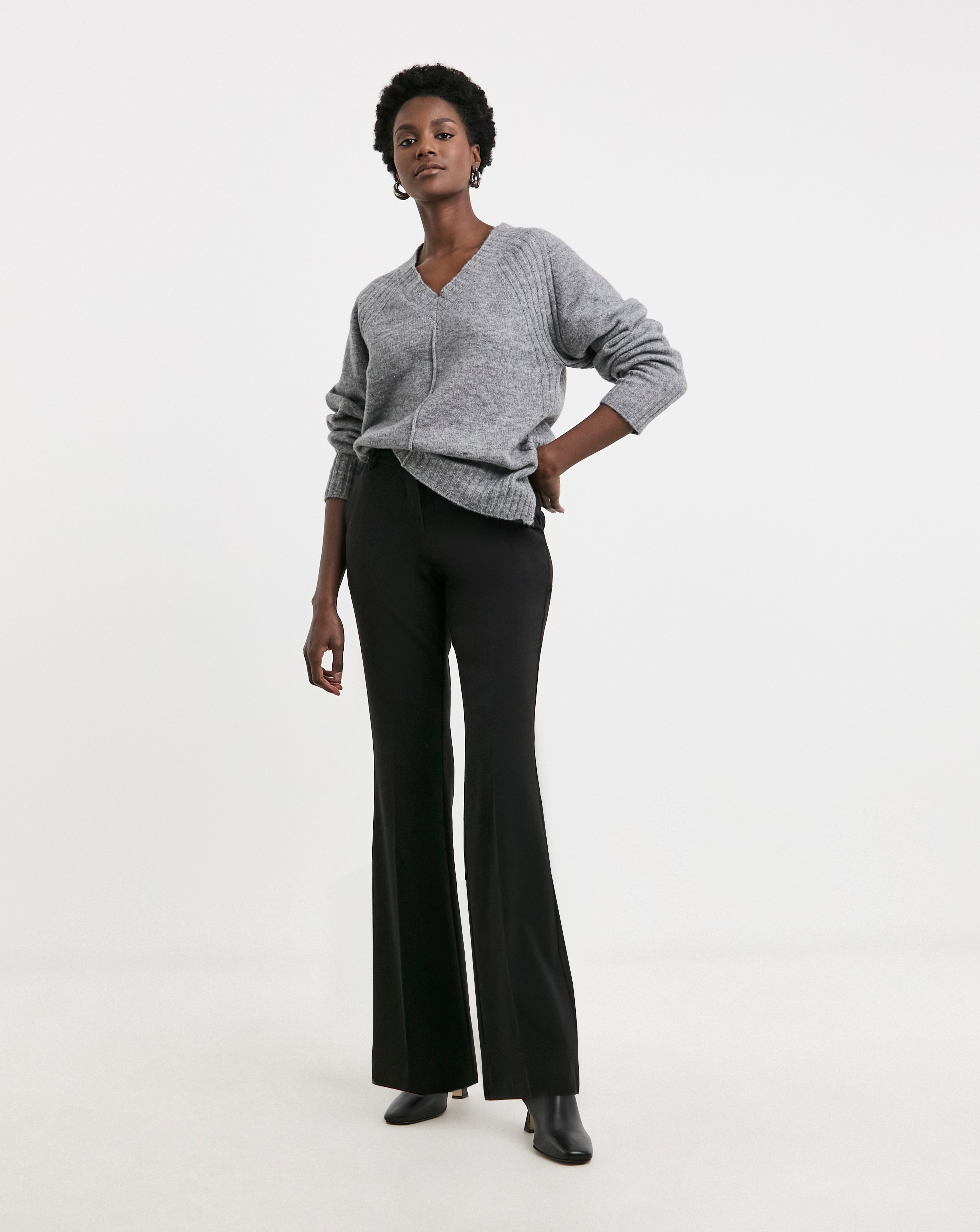 Tailored Bootcut Trousers