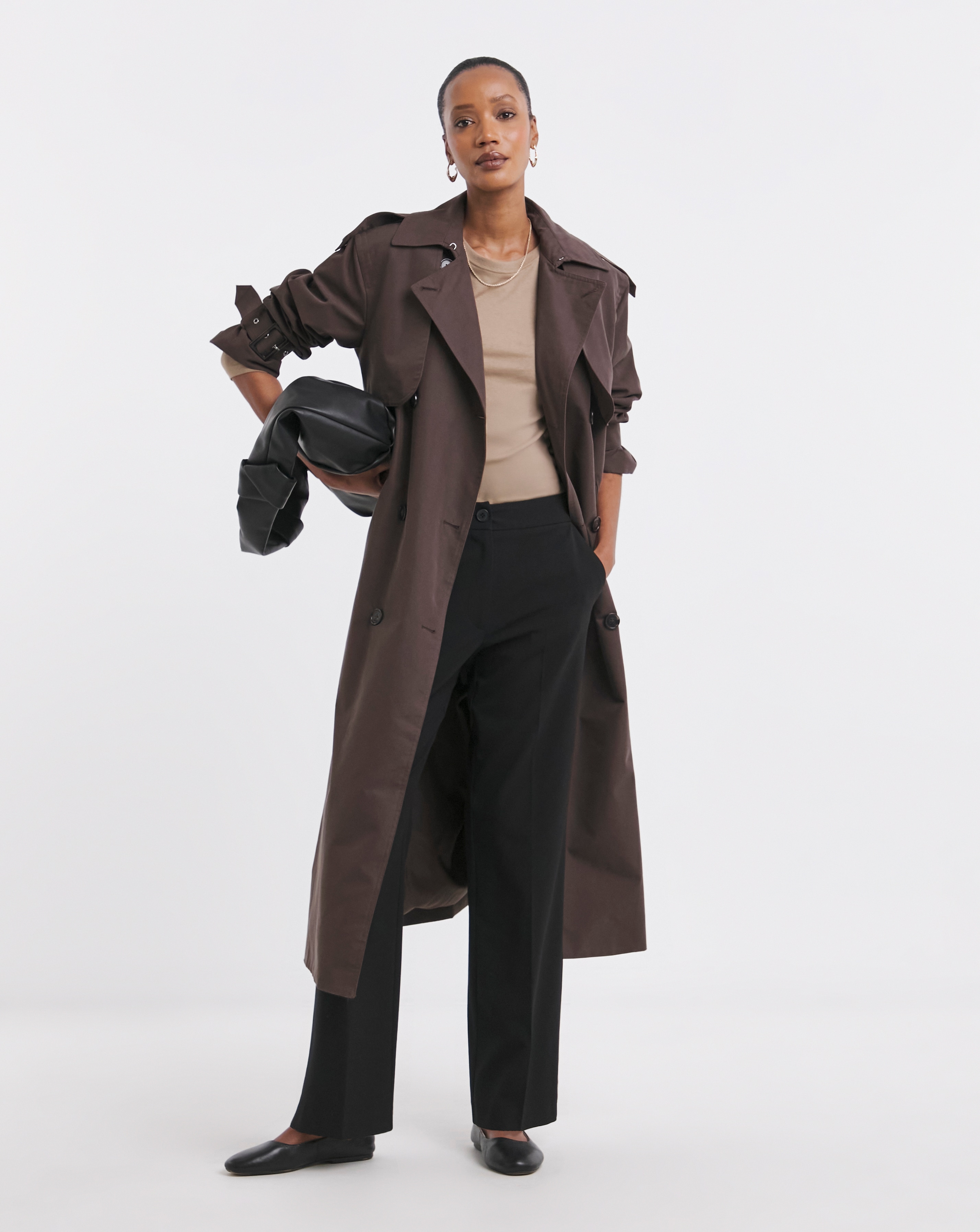 Tailored Straight Leg Trousers