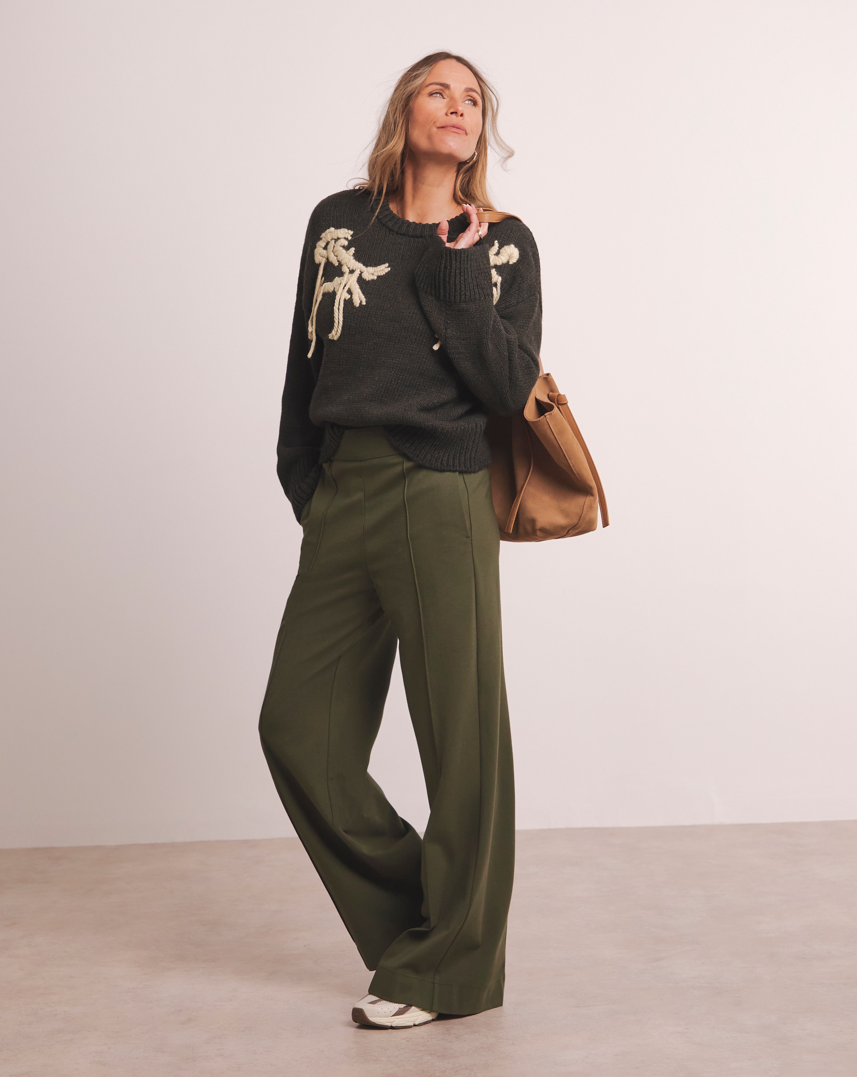 Anthology Ponte Wide Leg Trousers