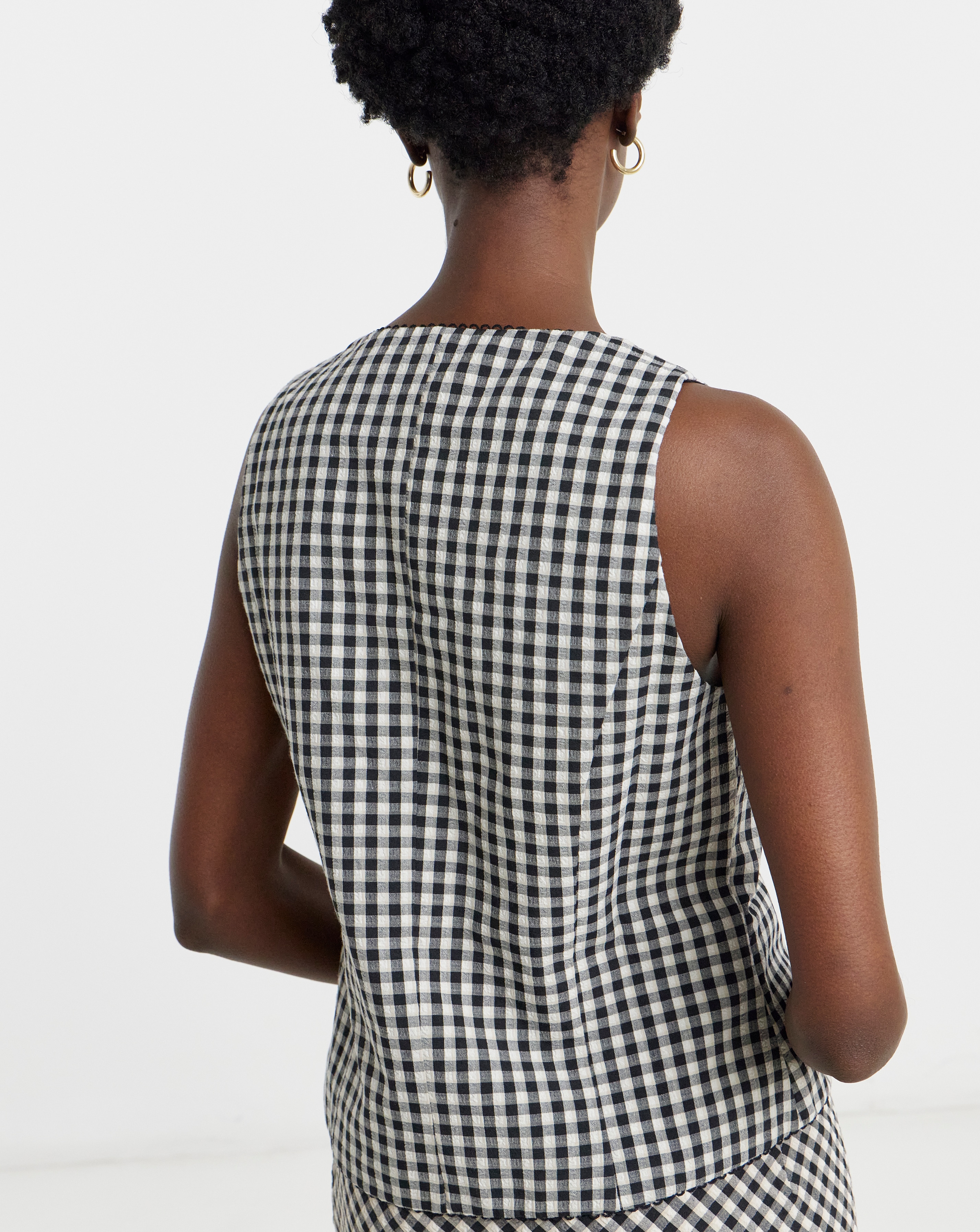GINGHAM WAISTCOAT