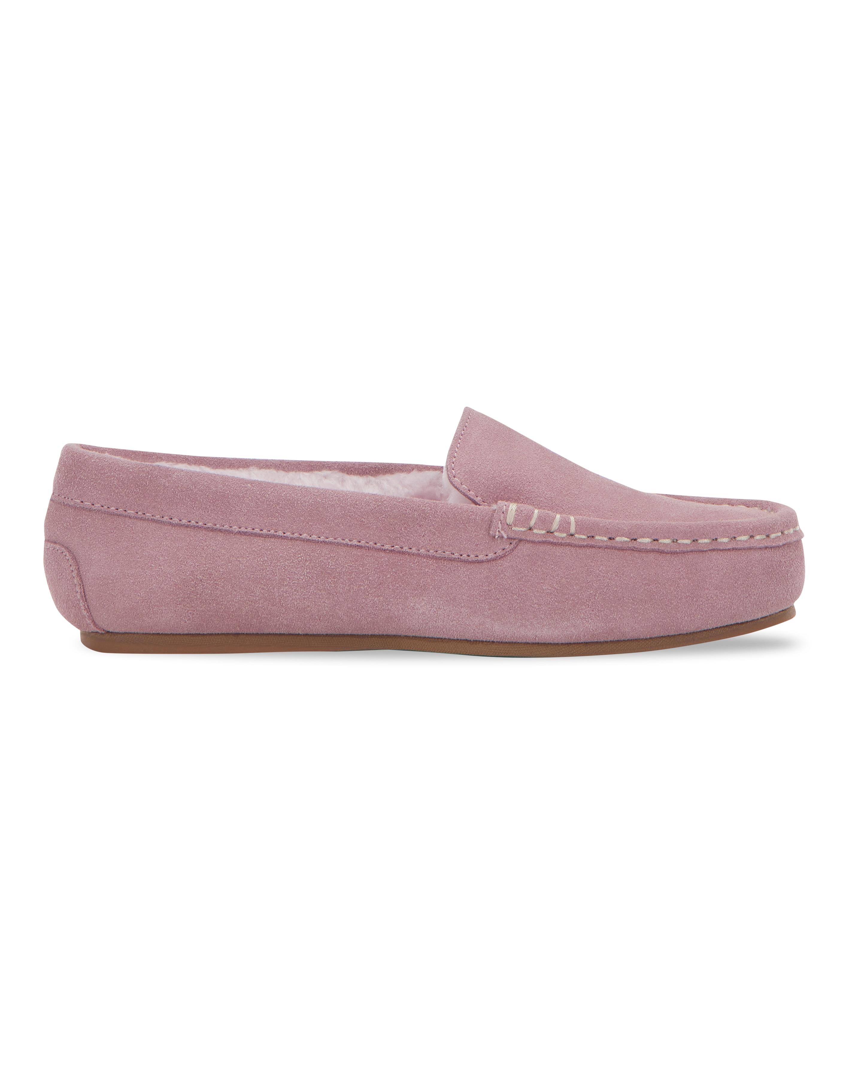Classic Suede Moccasin Slipper E Fit