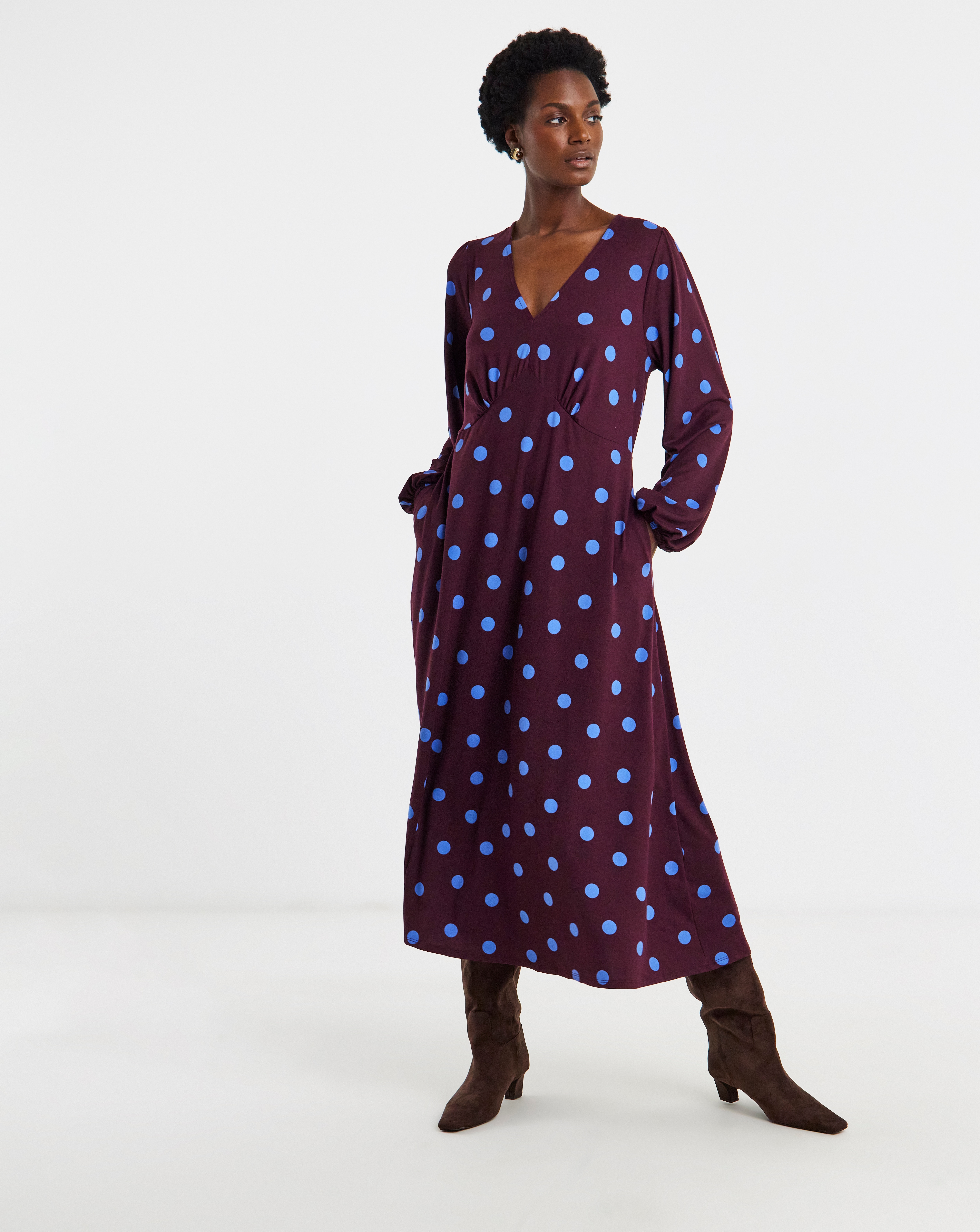 New In - Soft Touch Long Sleeve Tea Dress