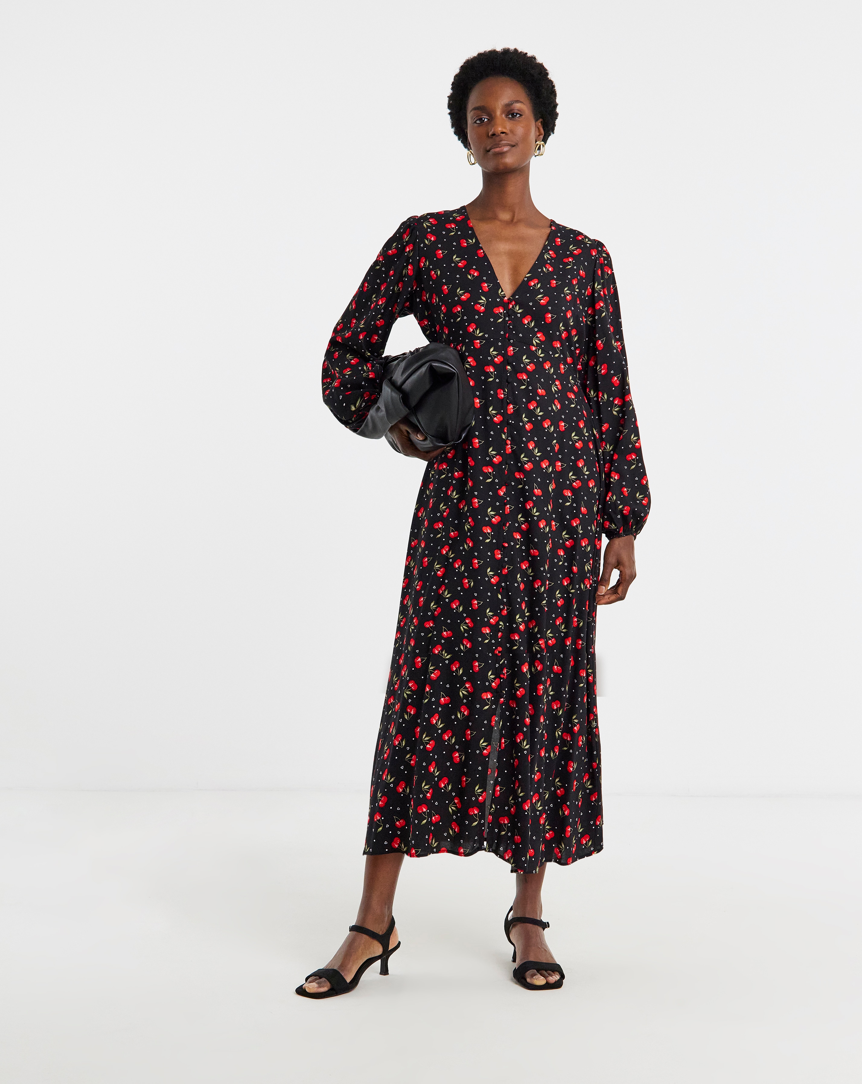 New In - Button Through Tea Dress