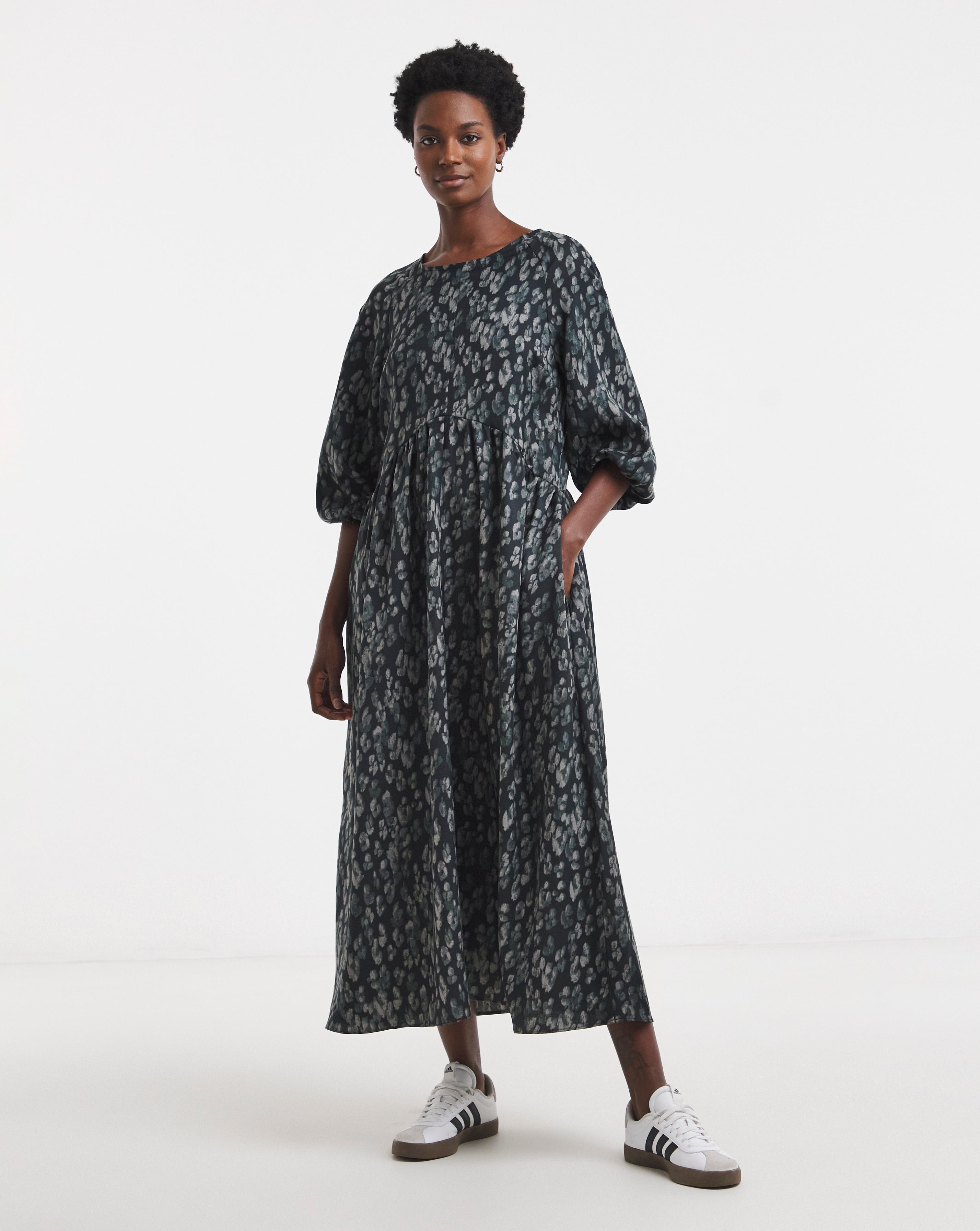 Long Sleeve Smock Dress