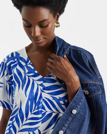 Great Value V Neck T-Shirt Dress