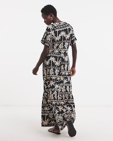 Soft Touch Notch Neck Maxi Dress