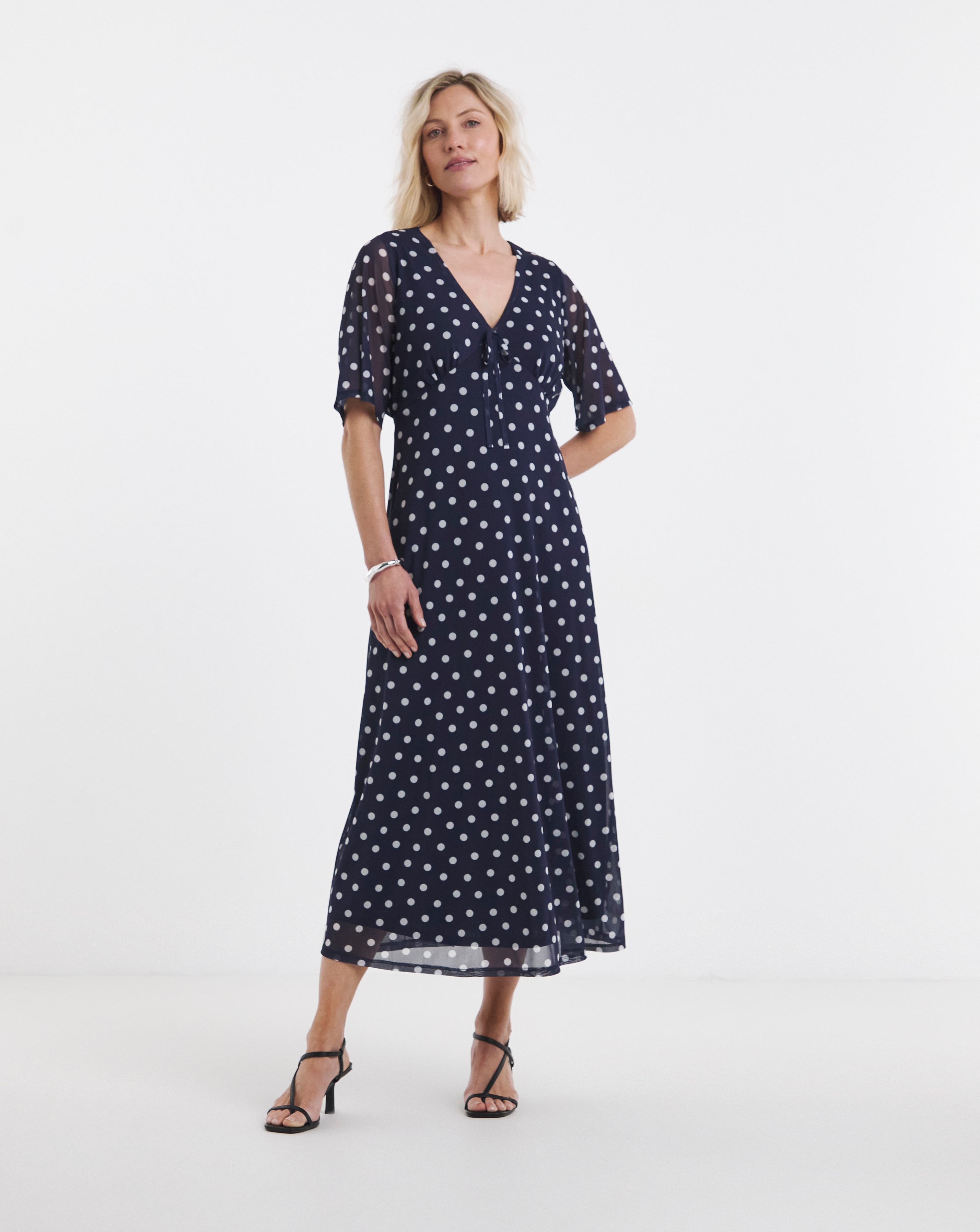 New In - Mesh Midi Dress