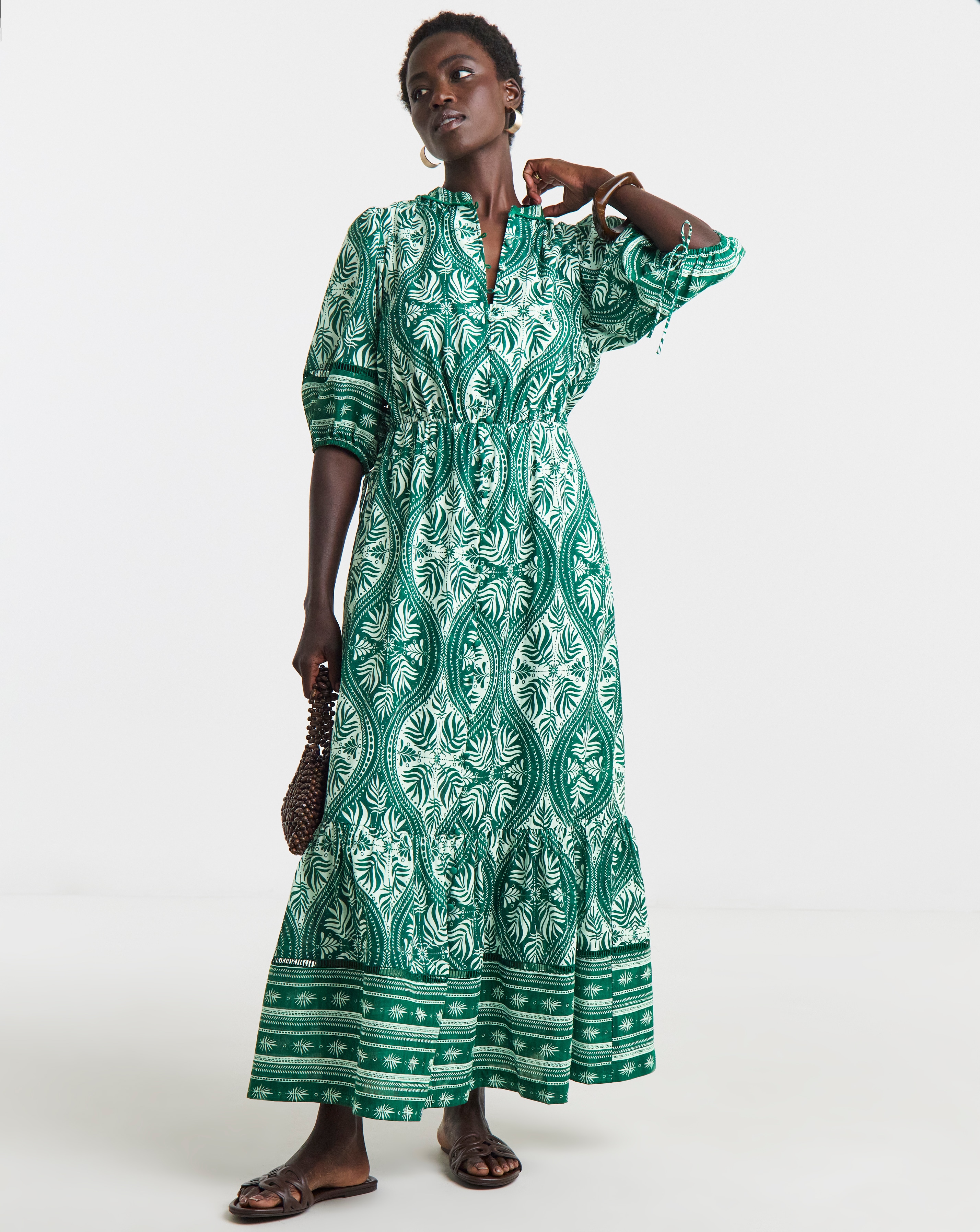 New In - Print Prairie Dress