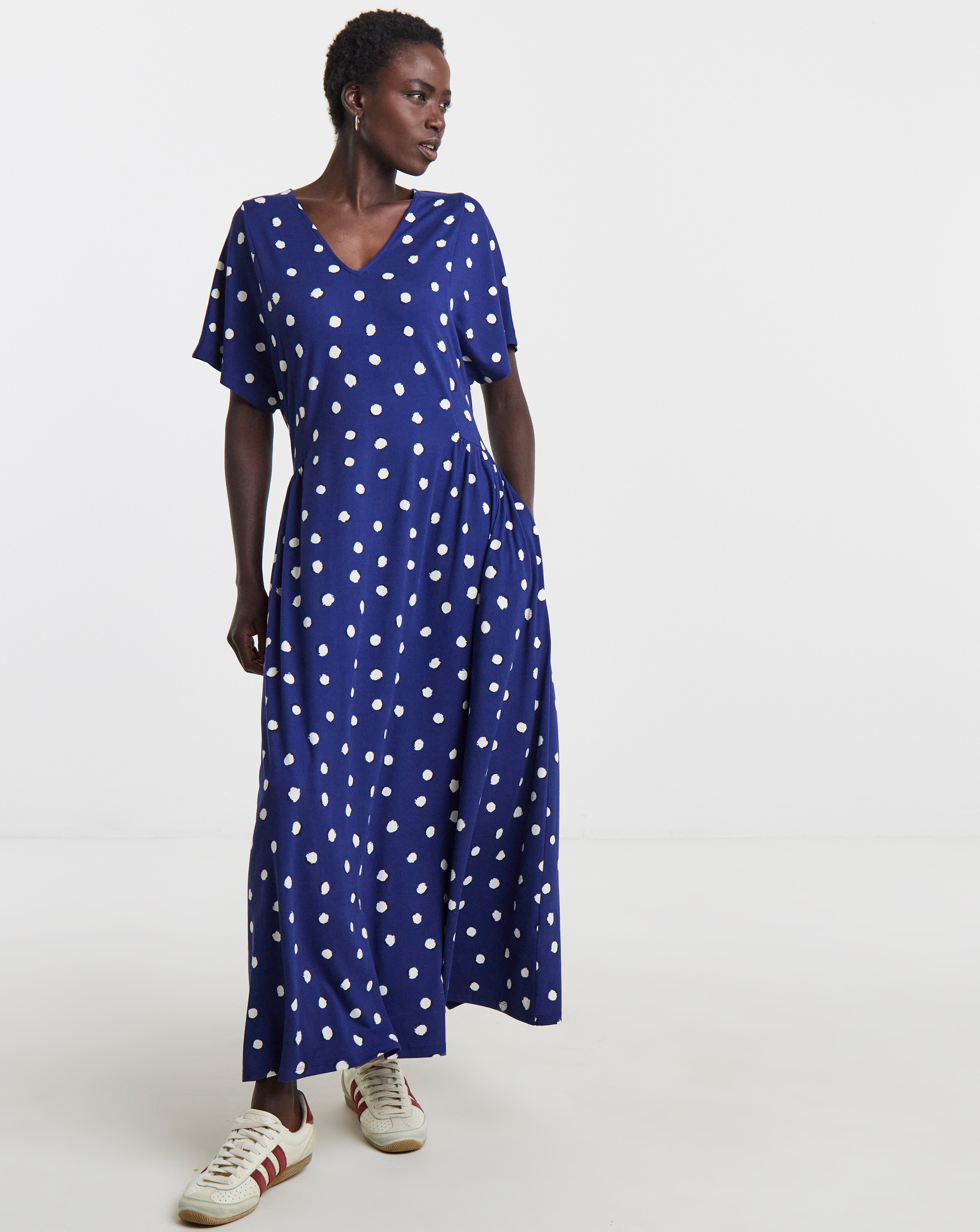 New In - Soft Touch V Neckl Maxi Dress