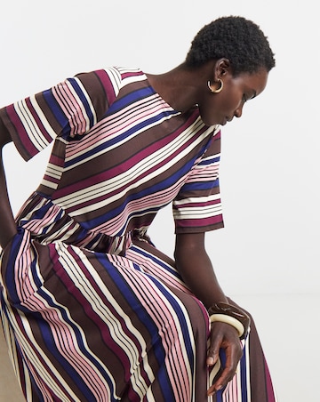 Soft Touch Half Sleeve Smock Dress