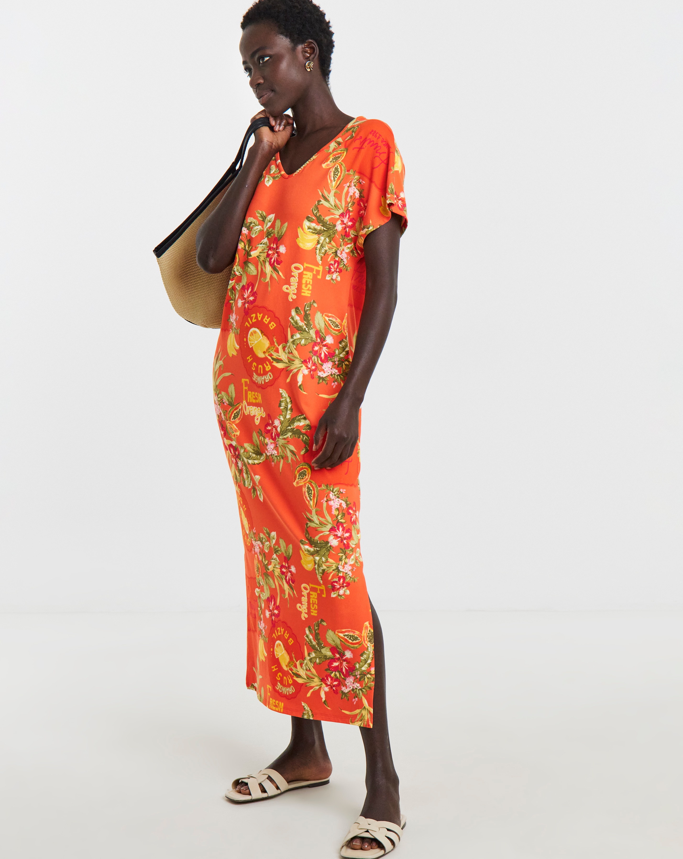 New In - Soft Touch Midi T-Shirt Dress