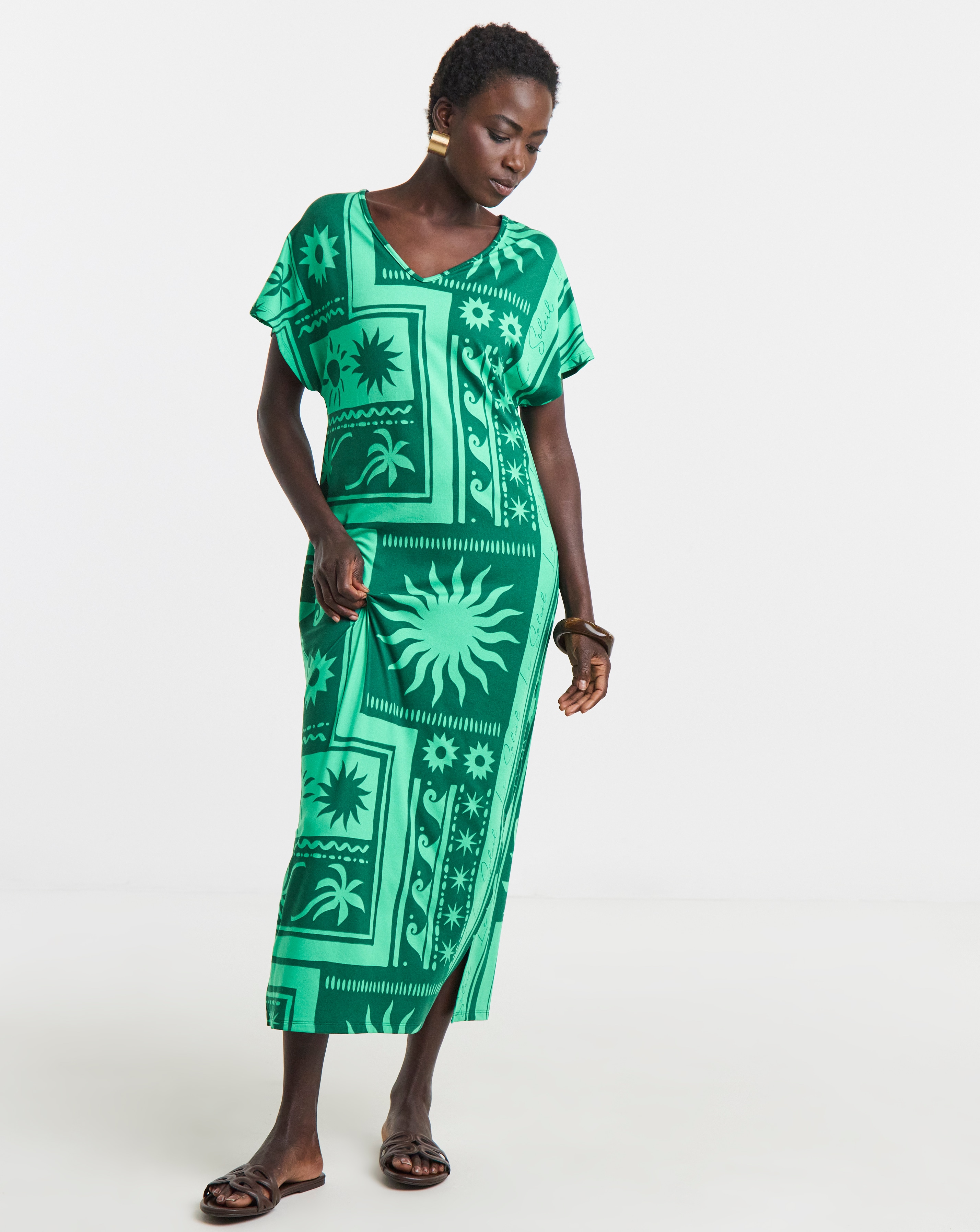 New In - Soft Touch Midi T-Shirt Dress