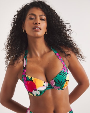Fruit Mix and Match Underwired Padded Plunge Bikini Top