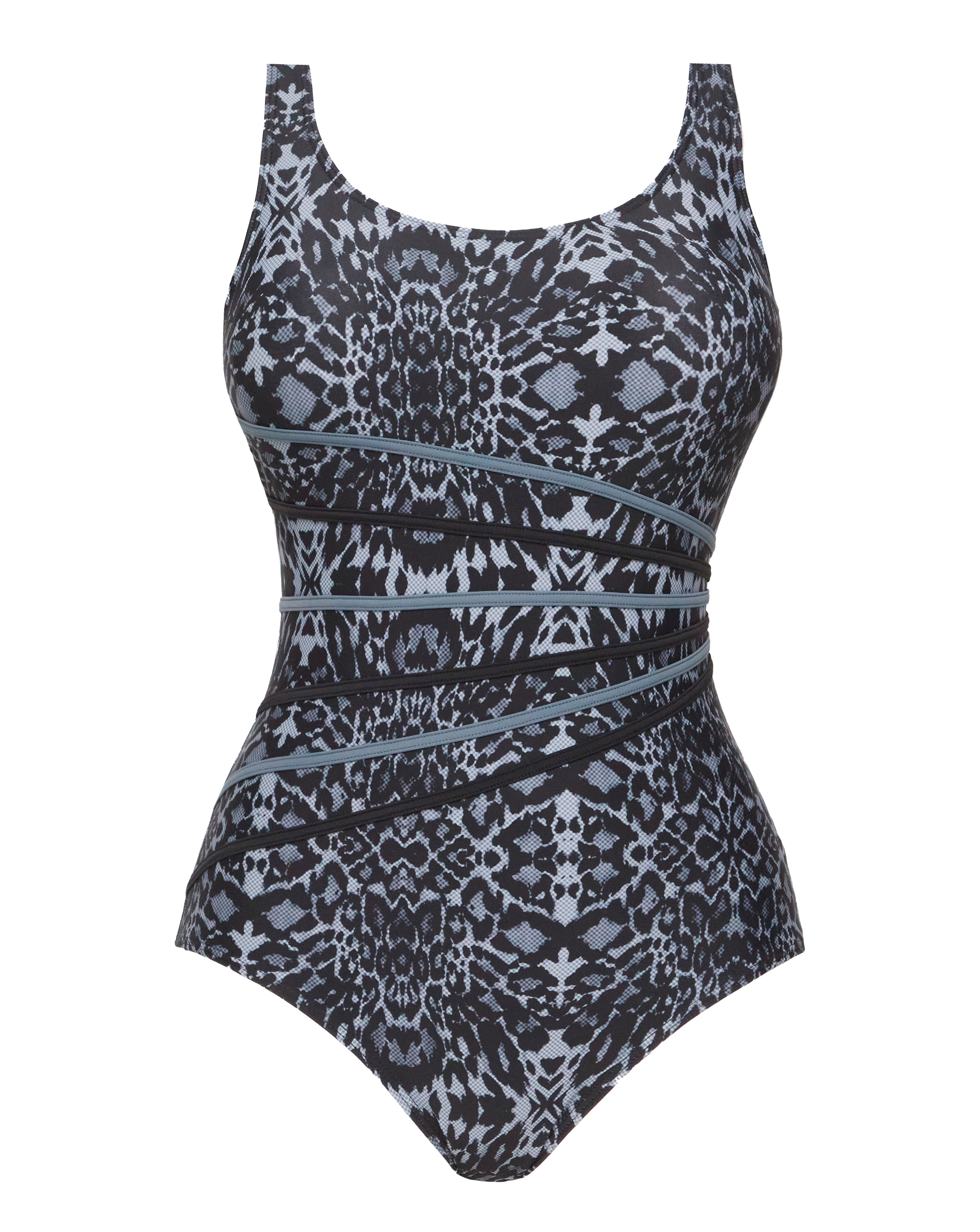 Sports Piping Swimsuit
