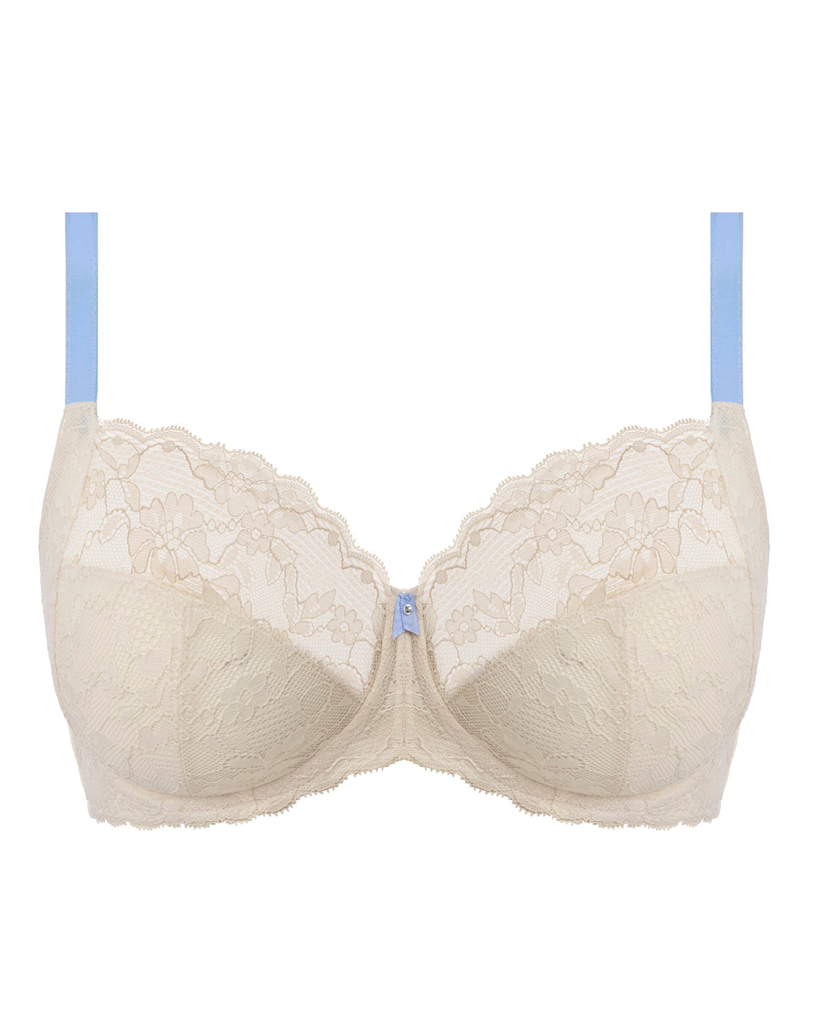 Freya Offbeat Balcony Bra Ivory/Blue