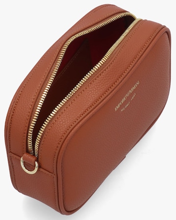 Emporio Armani Piped Tan Camera Bag