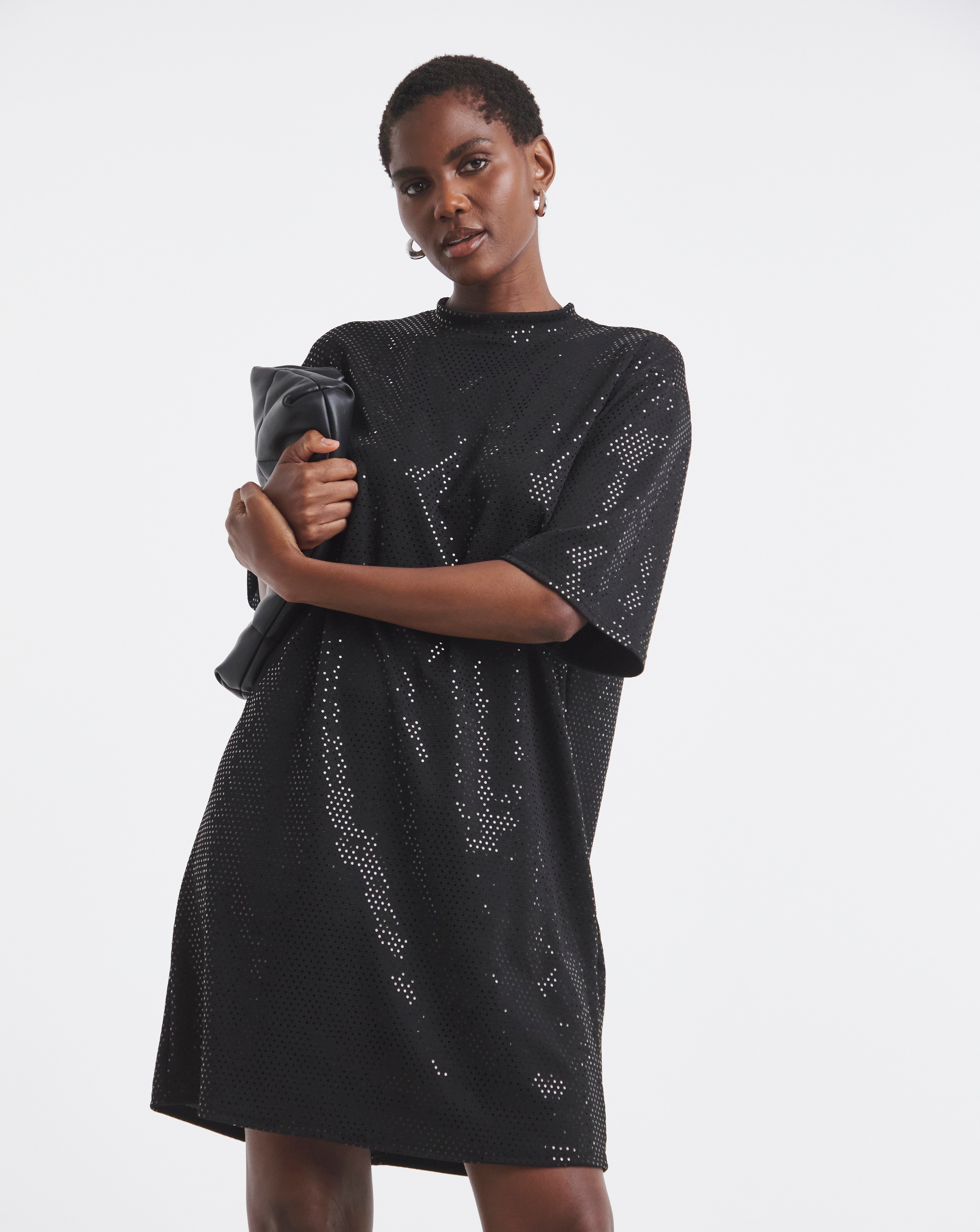 New In - Sparkle T-shirt Dresss