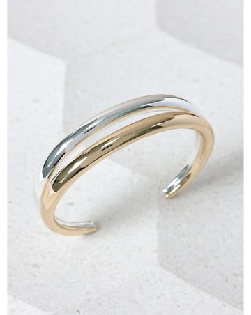 Jon Richard Two Tone Double Row Cuff