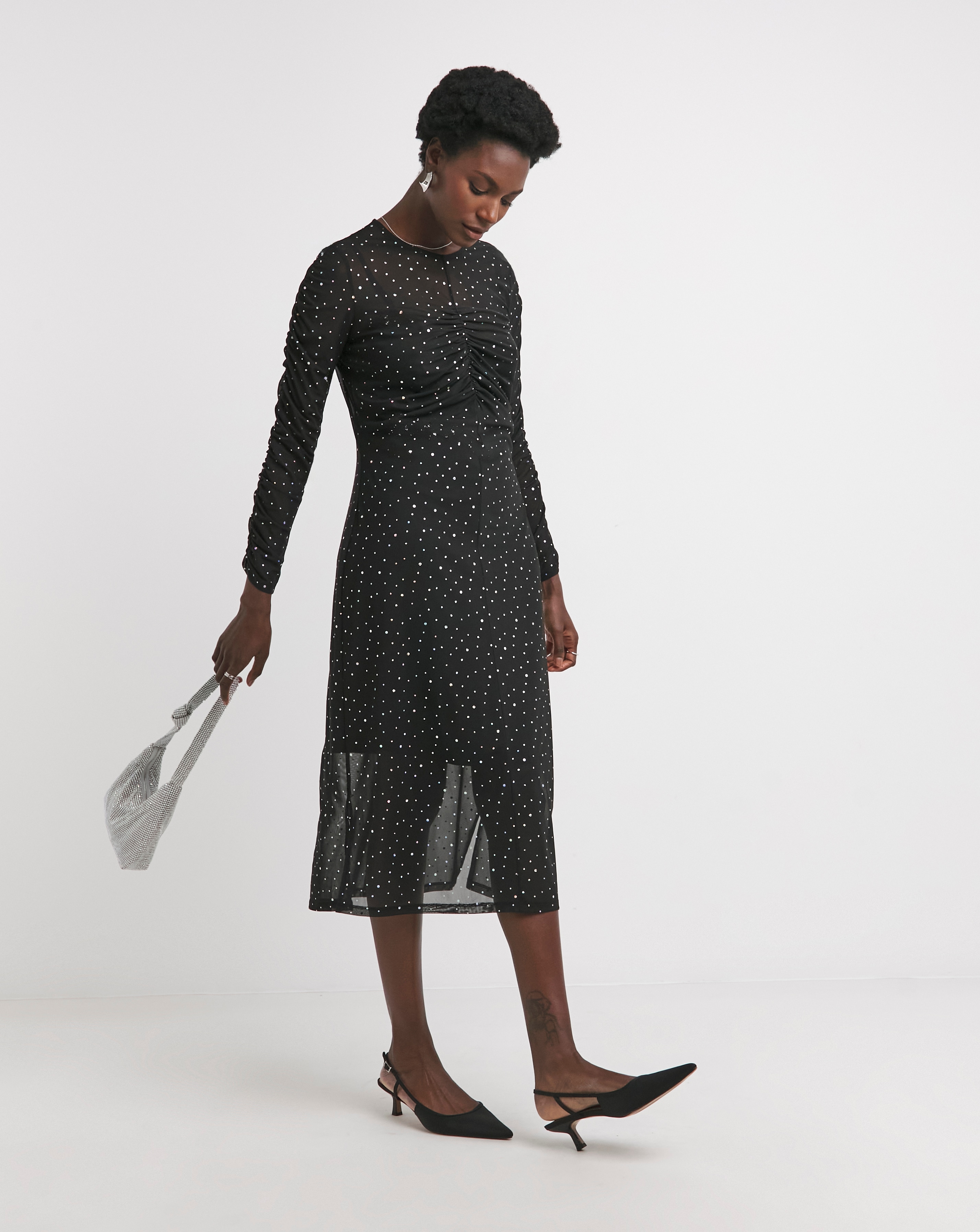 New In - Sequin Midi Dress